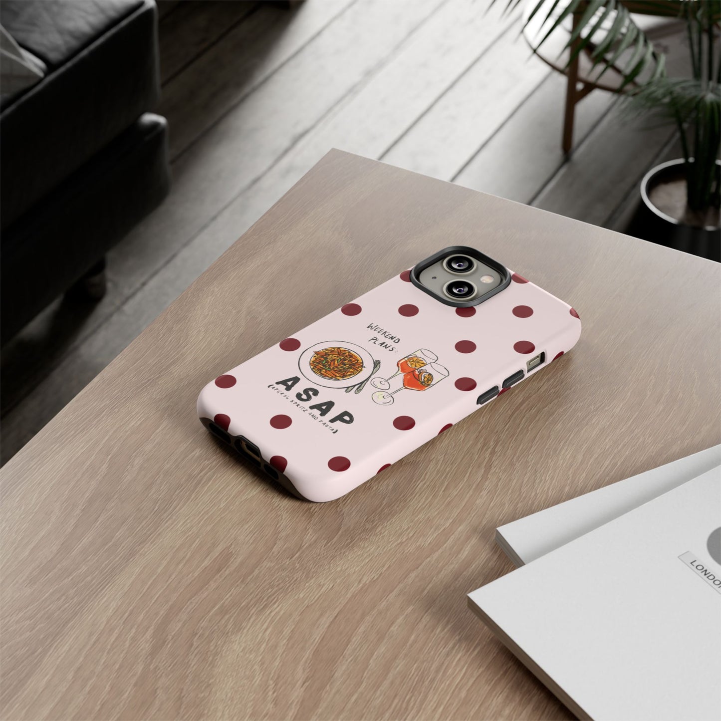 "Weekend Plans: ASAP" iPhone Case