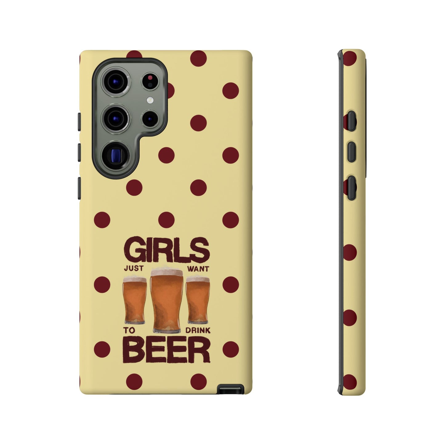 Girls Just Want to Drink Beer iPhone Case