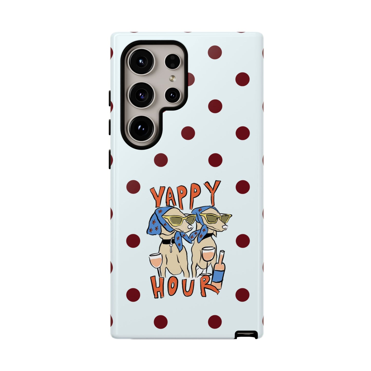 Yappy Hour Dogs iPhone Case