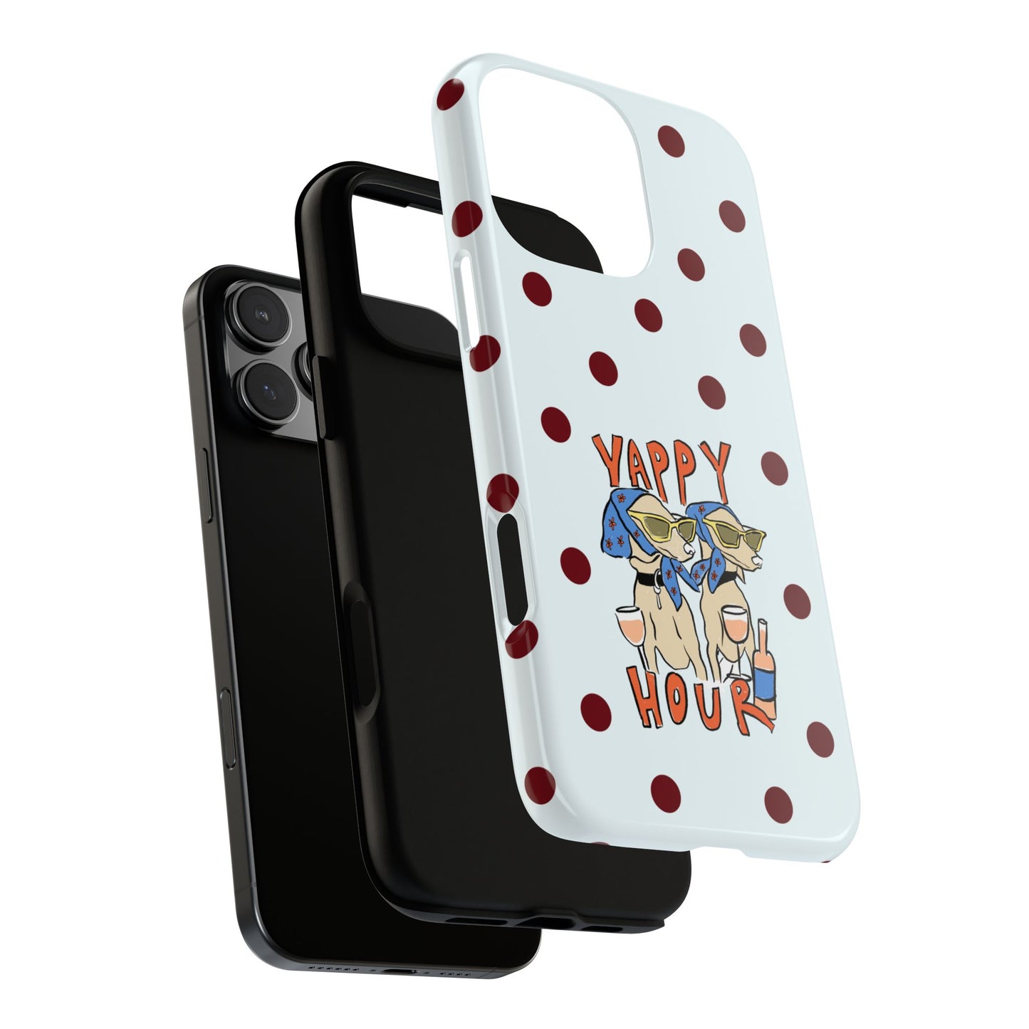 Yappy Hour Dogs iPhone Case