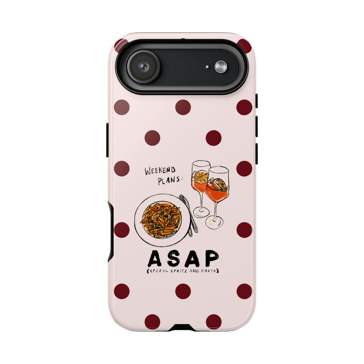 "Weekend Plans: ASAP" iPhone Case