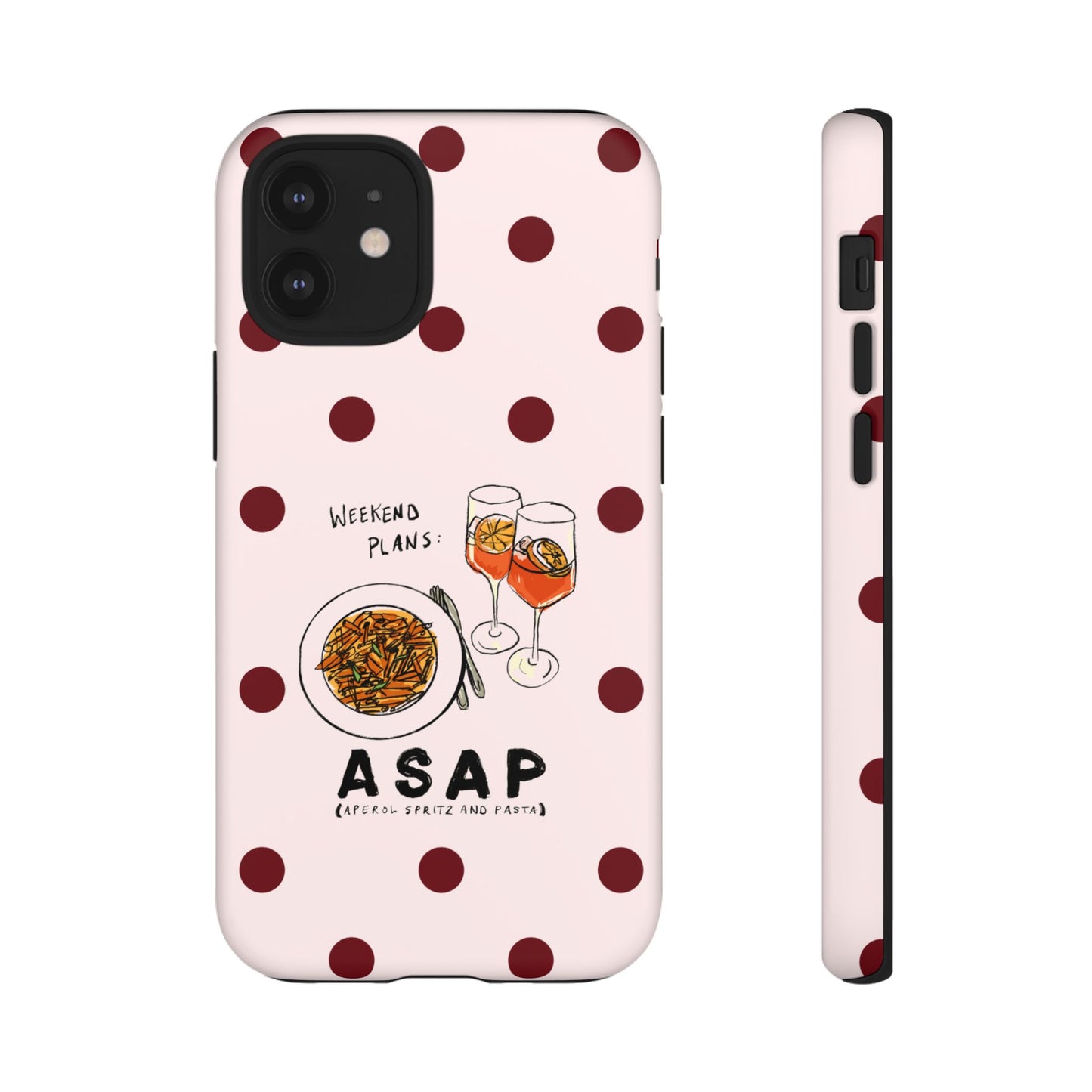 "Weekend Plans: ASAP" iPhone Case