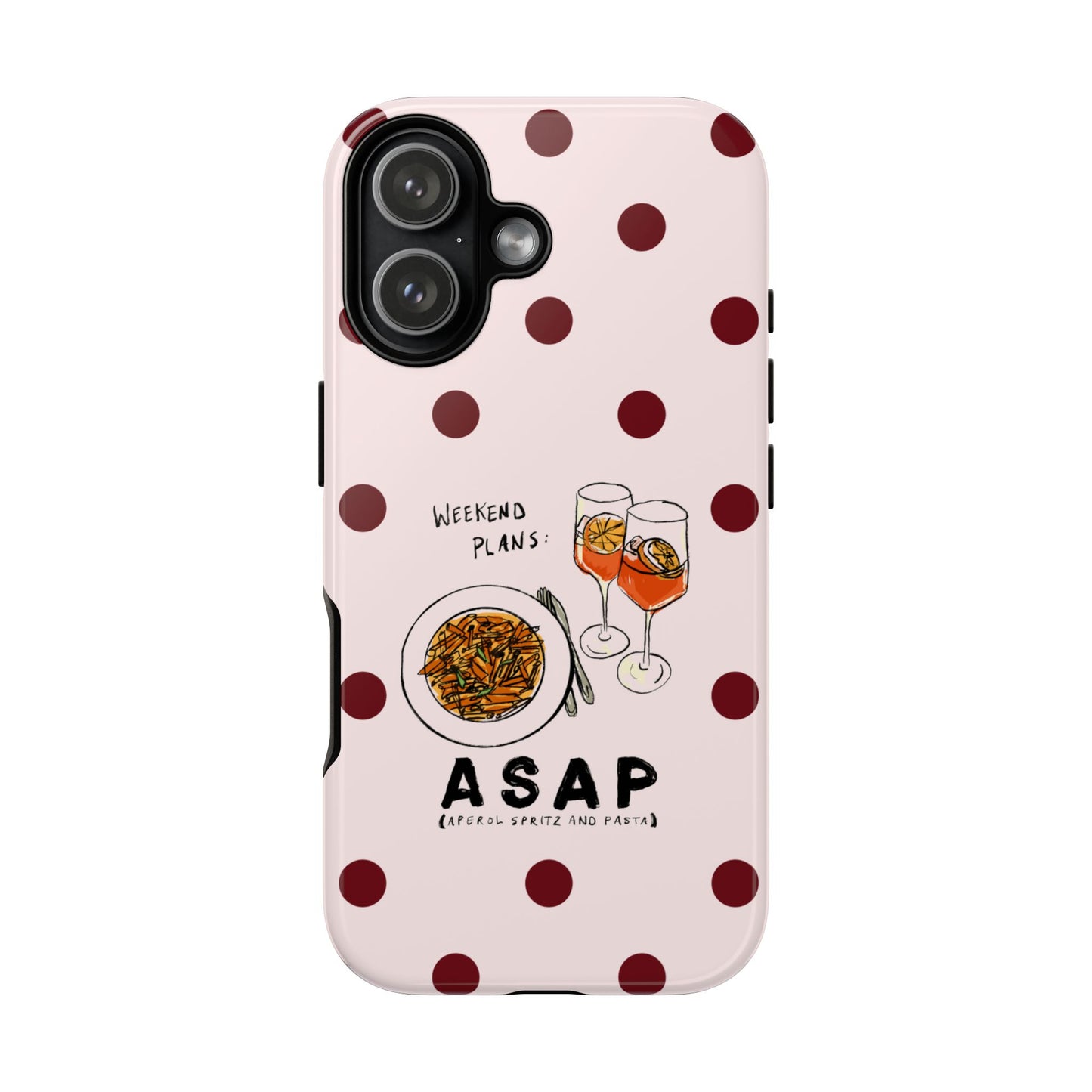 "Weekend Plans: ASAP" iPhone Case
