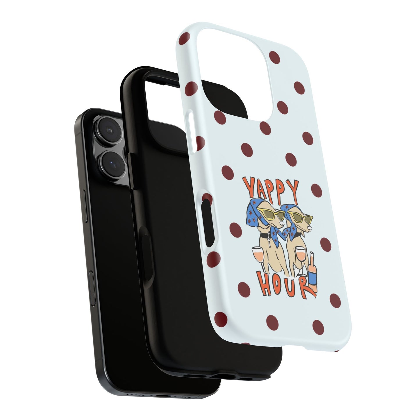 Yappy Hour Dogs iPhone Case