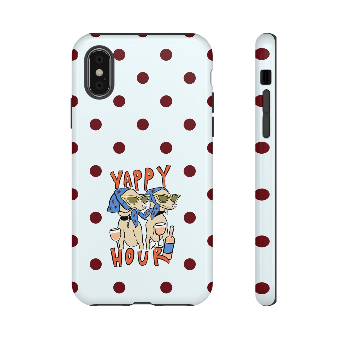 Yappy Hour Dogs iPhone Case