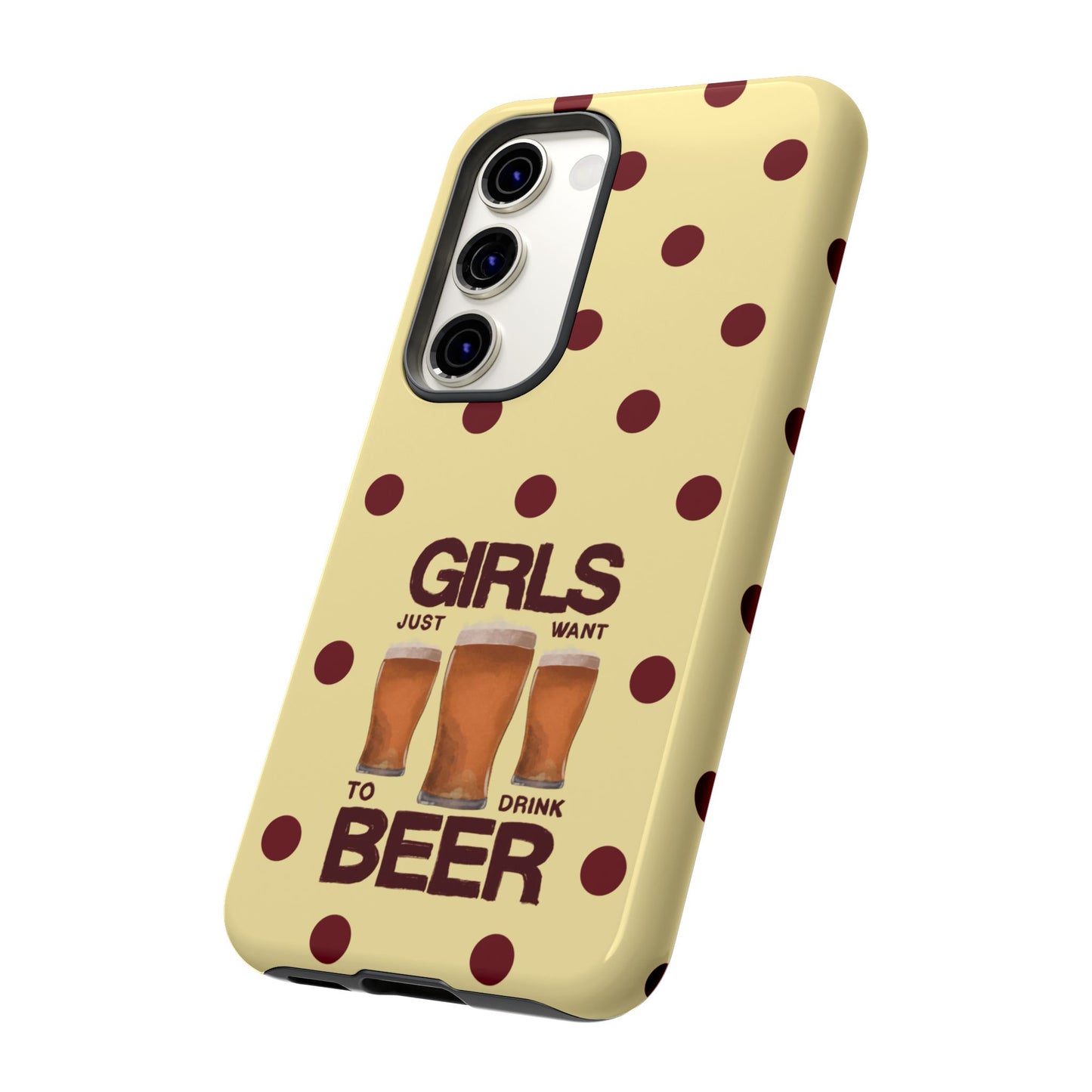 Girls Just Want to Drink Beer iPhone Case
