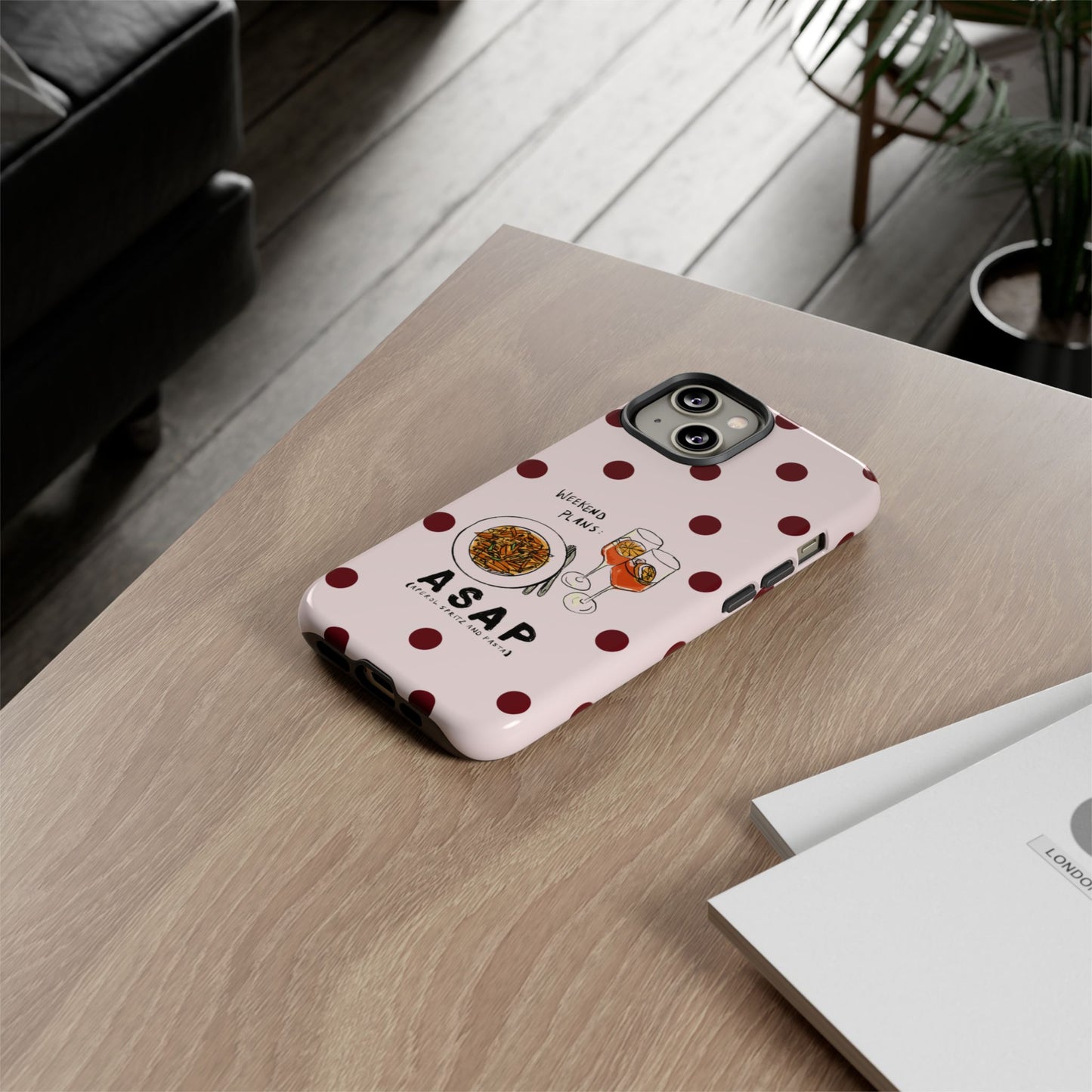 "Weekend Plans: ASAP" iPhone Case