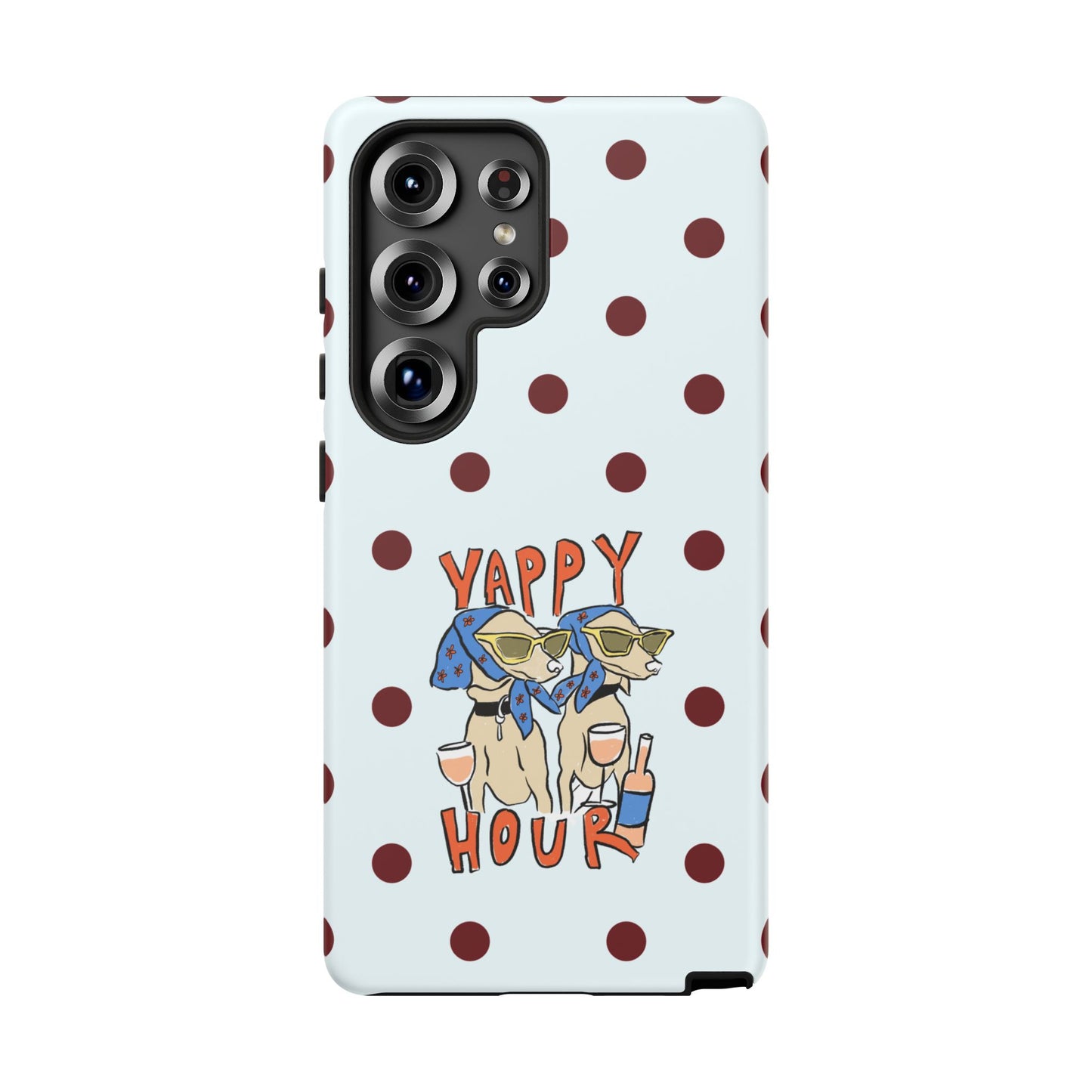 Yappy Hour Dogs iPhone Case
