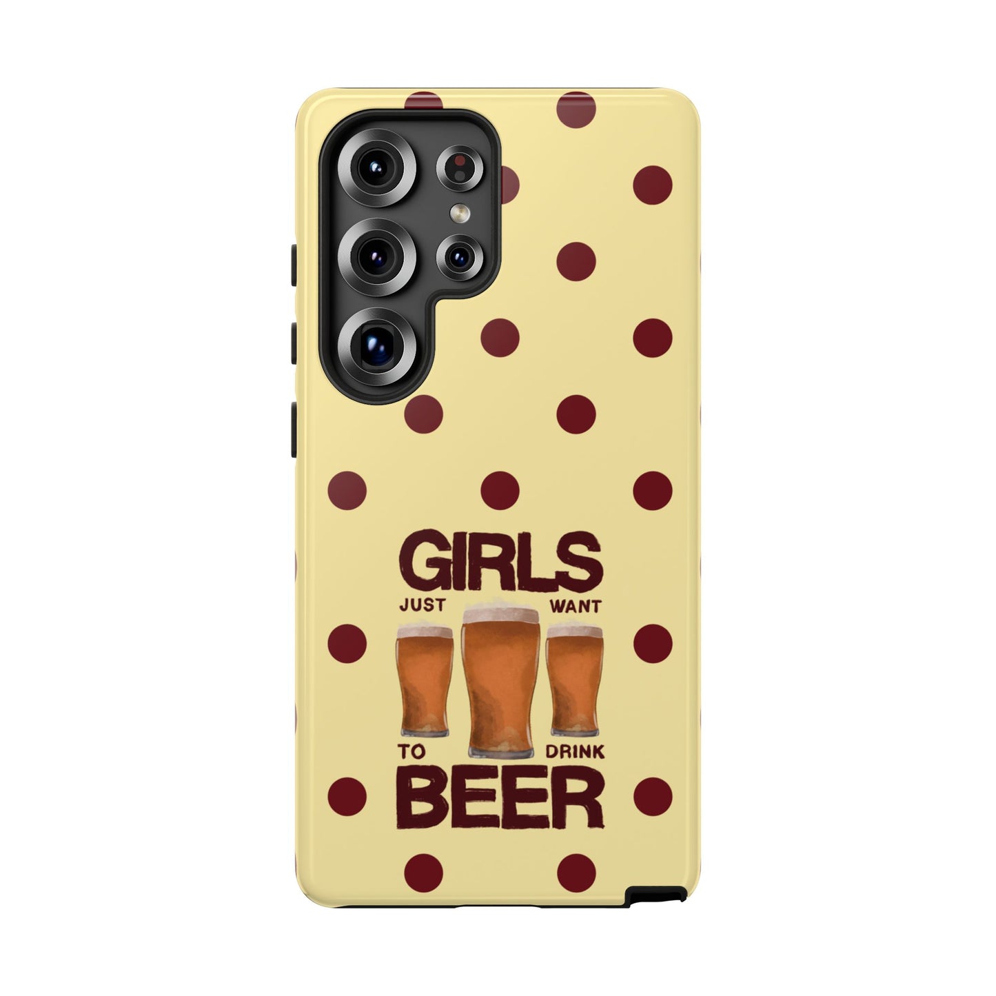 Girls Just Want to Drink Beer iPhone Case