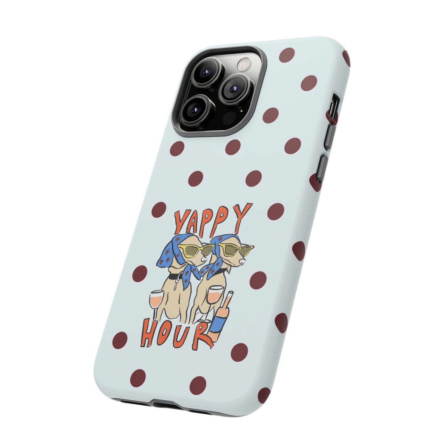 Yappy Hour Dogs iPhone Case