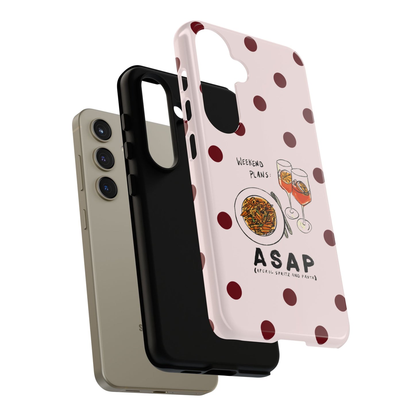 "Weekend Plans: ASAP" iPhone Case