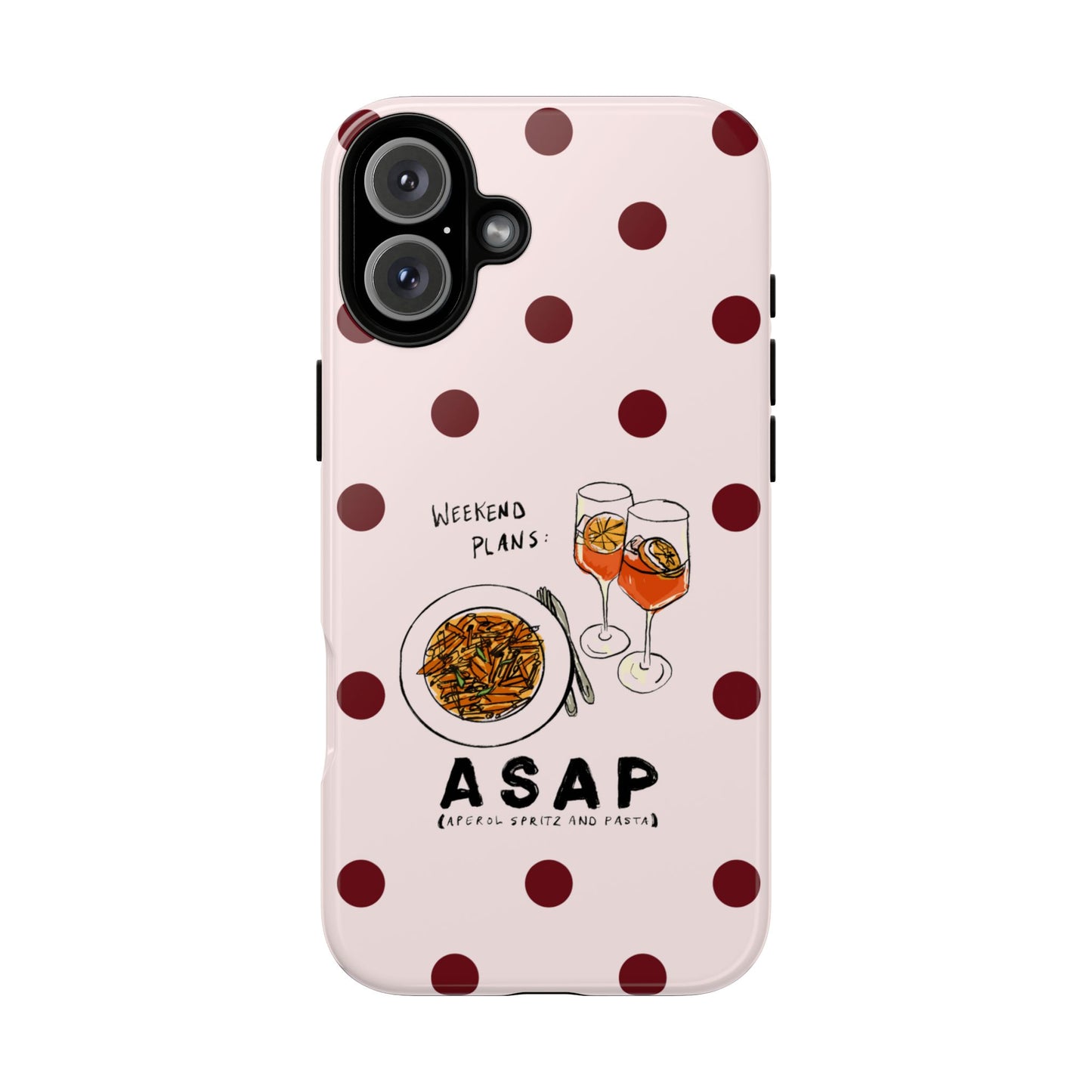 "Weekend Plans: ASAP" iPhone Case