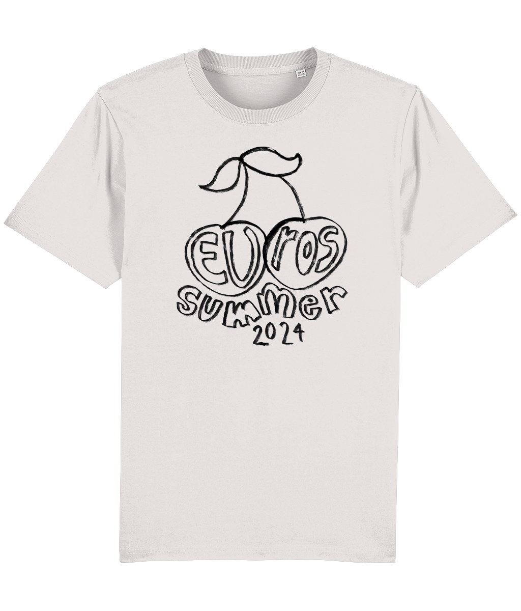 Euros Summer 2024 Black Cherries Oversized Tee