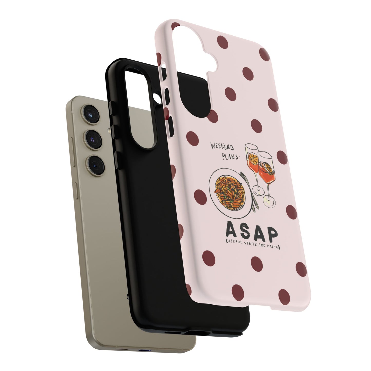 "Weekend Plans: ASAP" iPhone Case