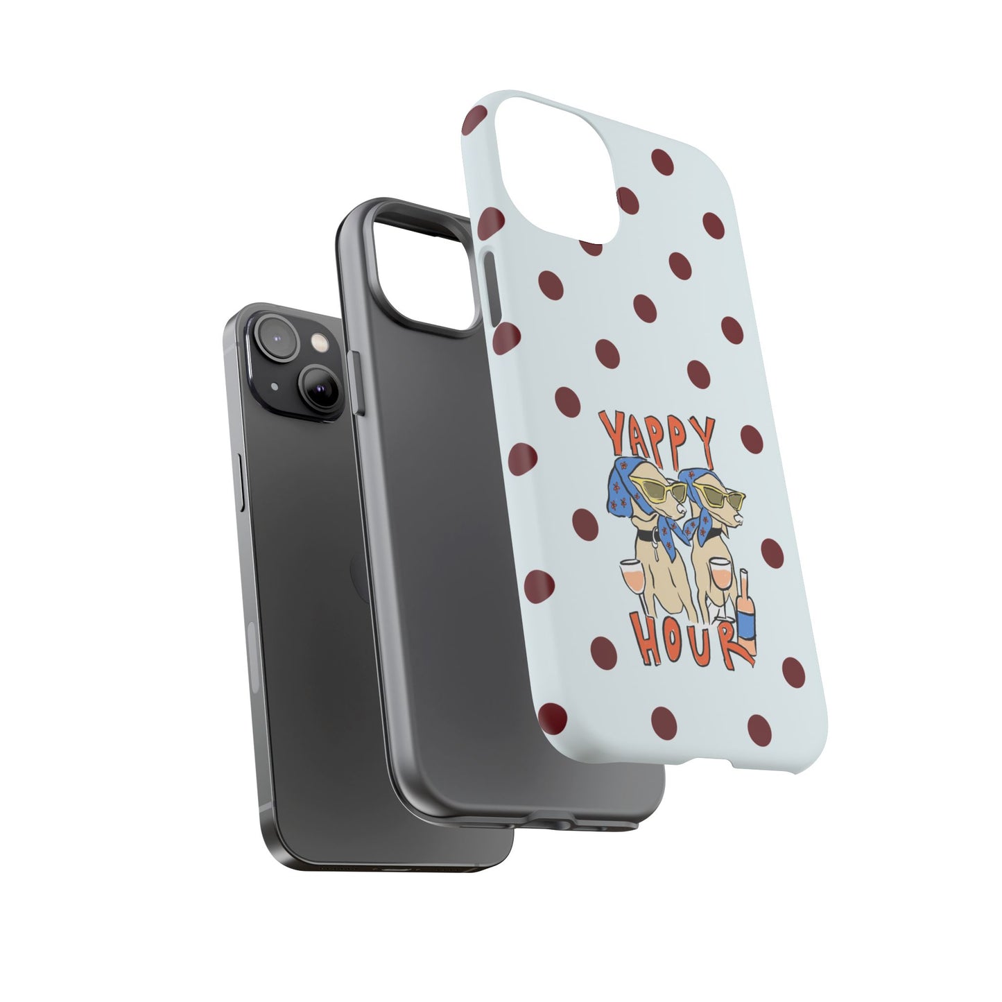 Yappy Hour Dogs iPhone Case