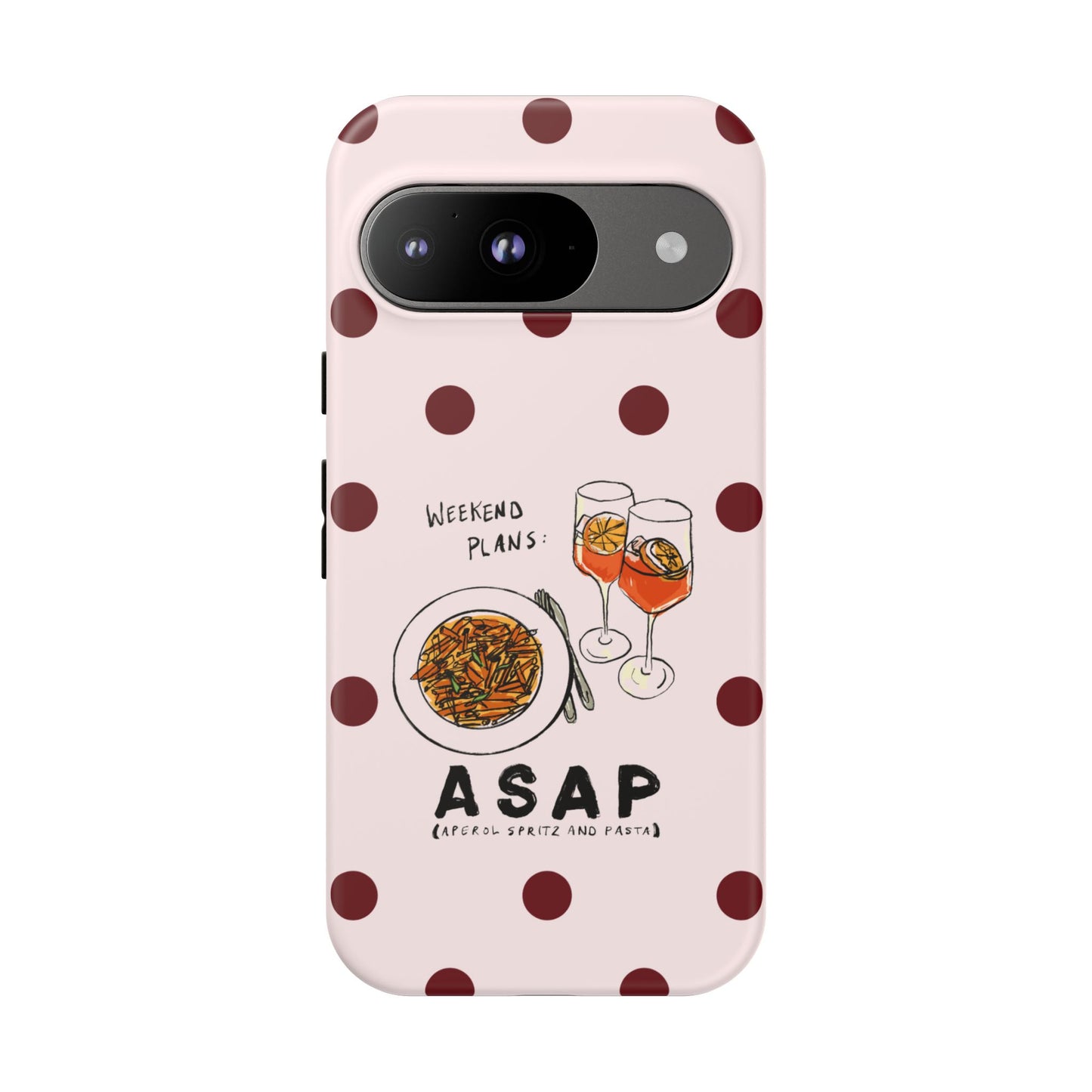 "Weekend Plans: ASAP" iPhone Case
