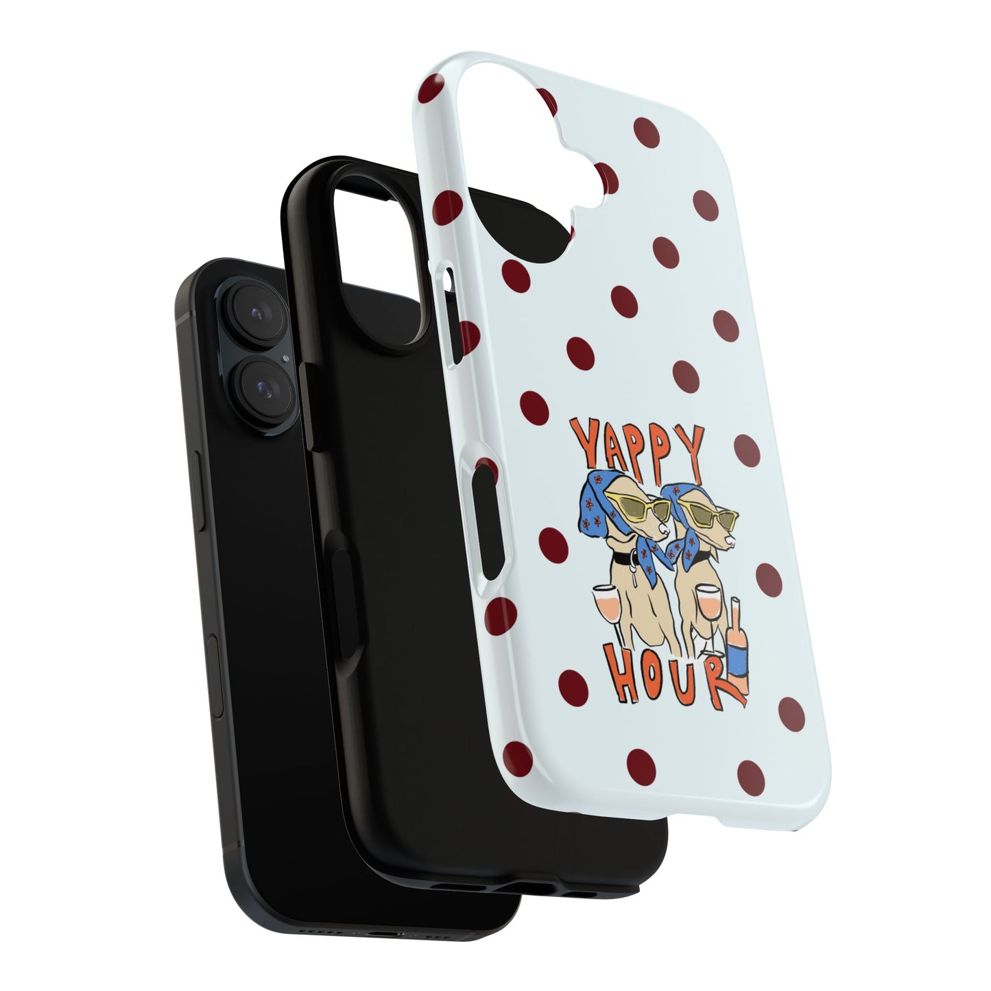 Yappy Hour Dogs iPhone Case