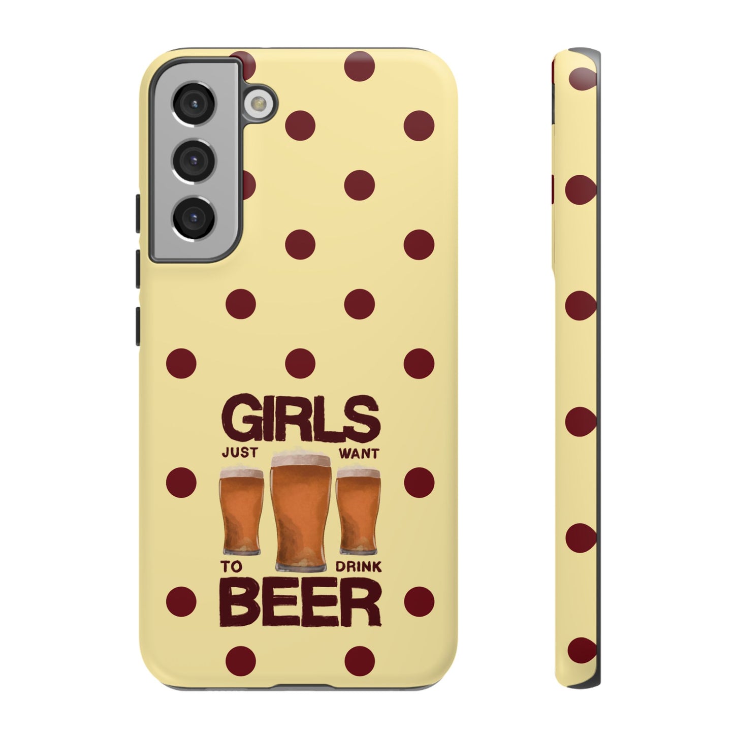 Girls Just Want to Drink Beer iPhone Case