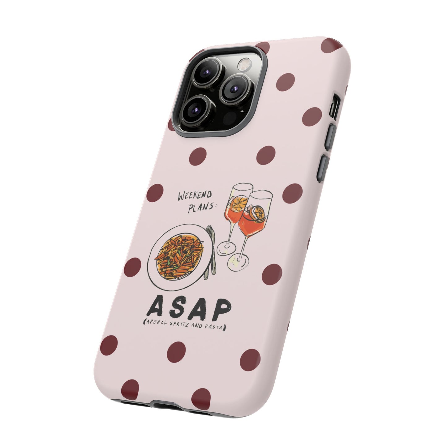 "Weekend Plans: ASAP" iPhone Case