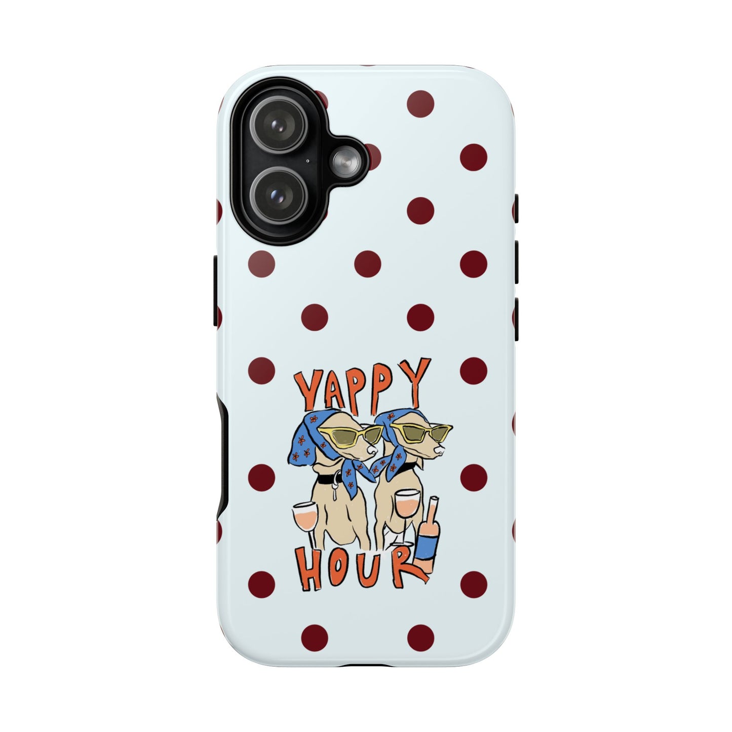 Yappy Hour Dogs iPhone Case