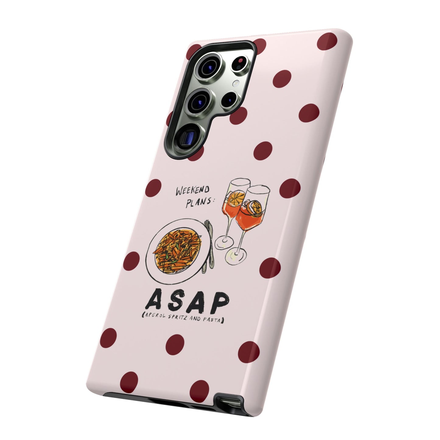 "Weekend Plans: ASAP" iPhone Case