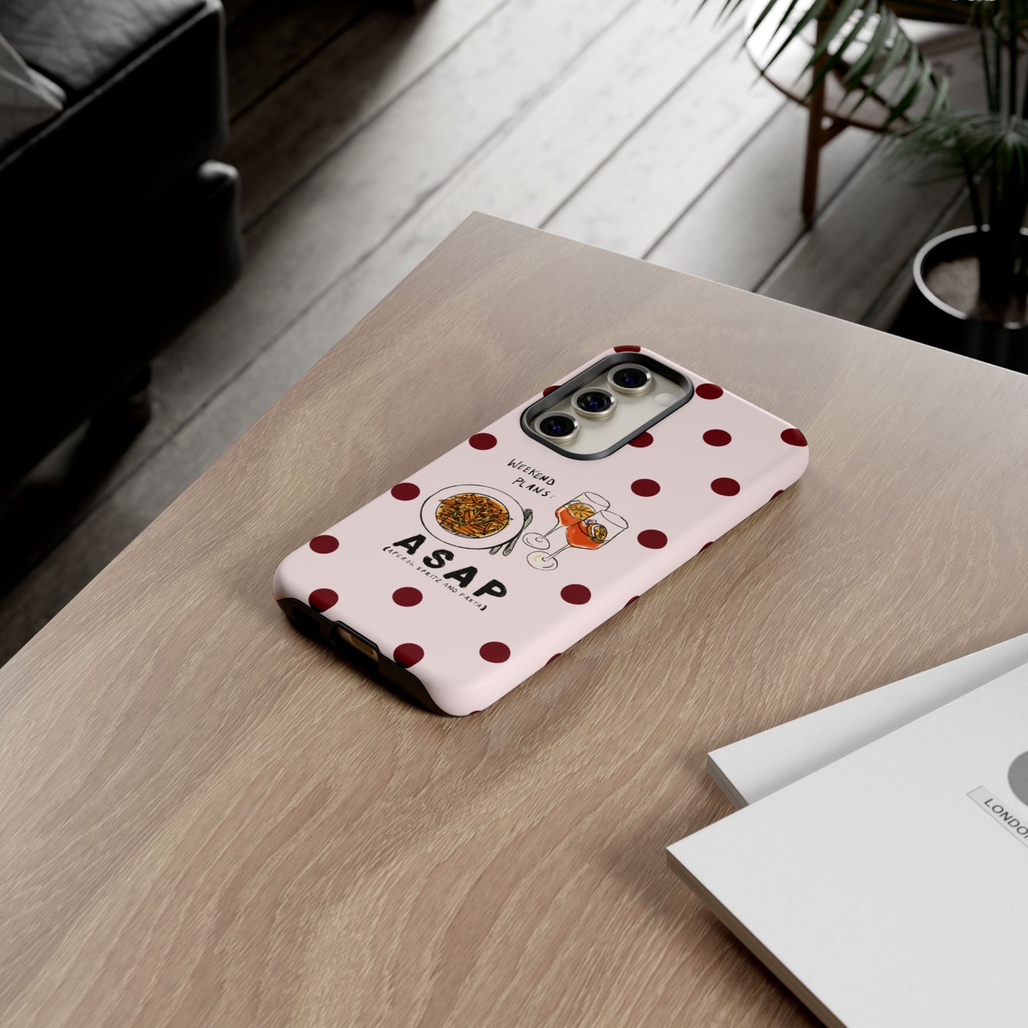 "Weekend Plans: ASAP" iPhone Case