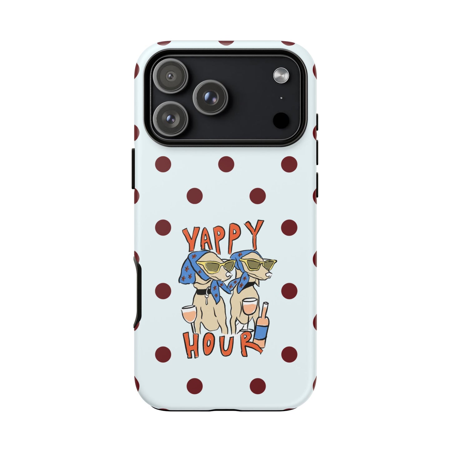 Yappy Hour Dogs iPhone Case