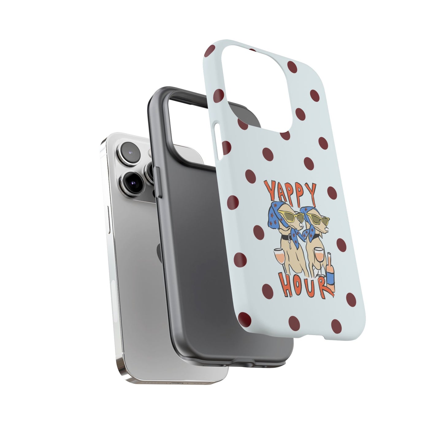 Yappy Hour Dogs iPhone Case