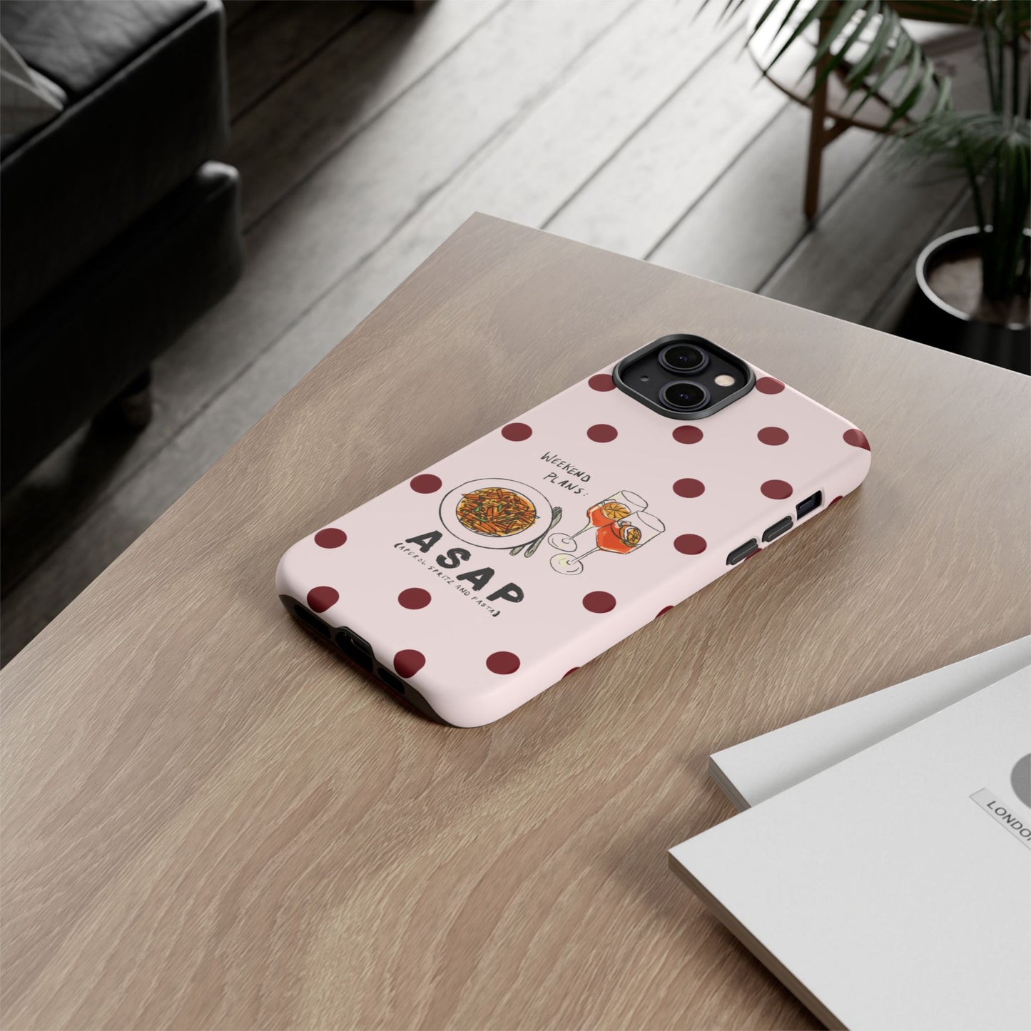 "Weekend Plans: ASAP" iPhone Case