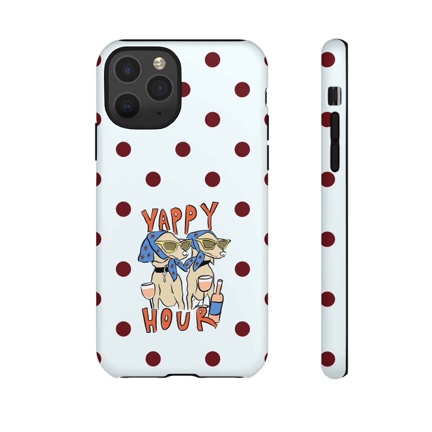 Yappy Hour Dogs iPhone Case