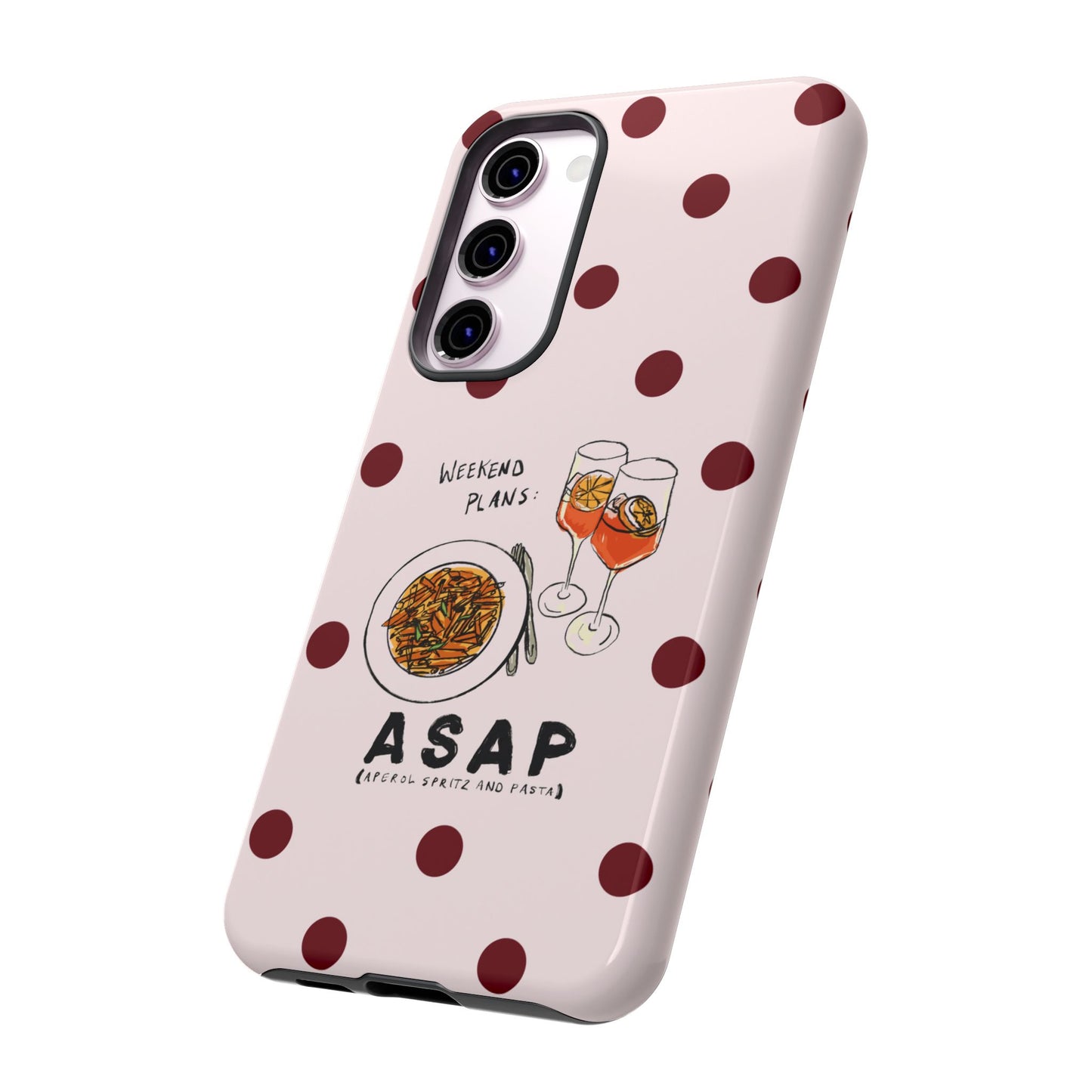 "Weekend Plans: ASAP" iPhone Case