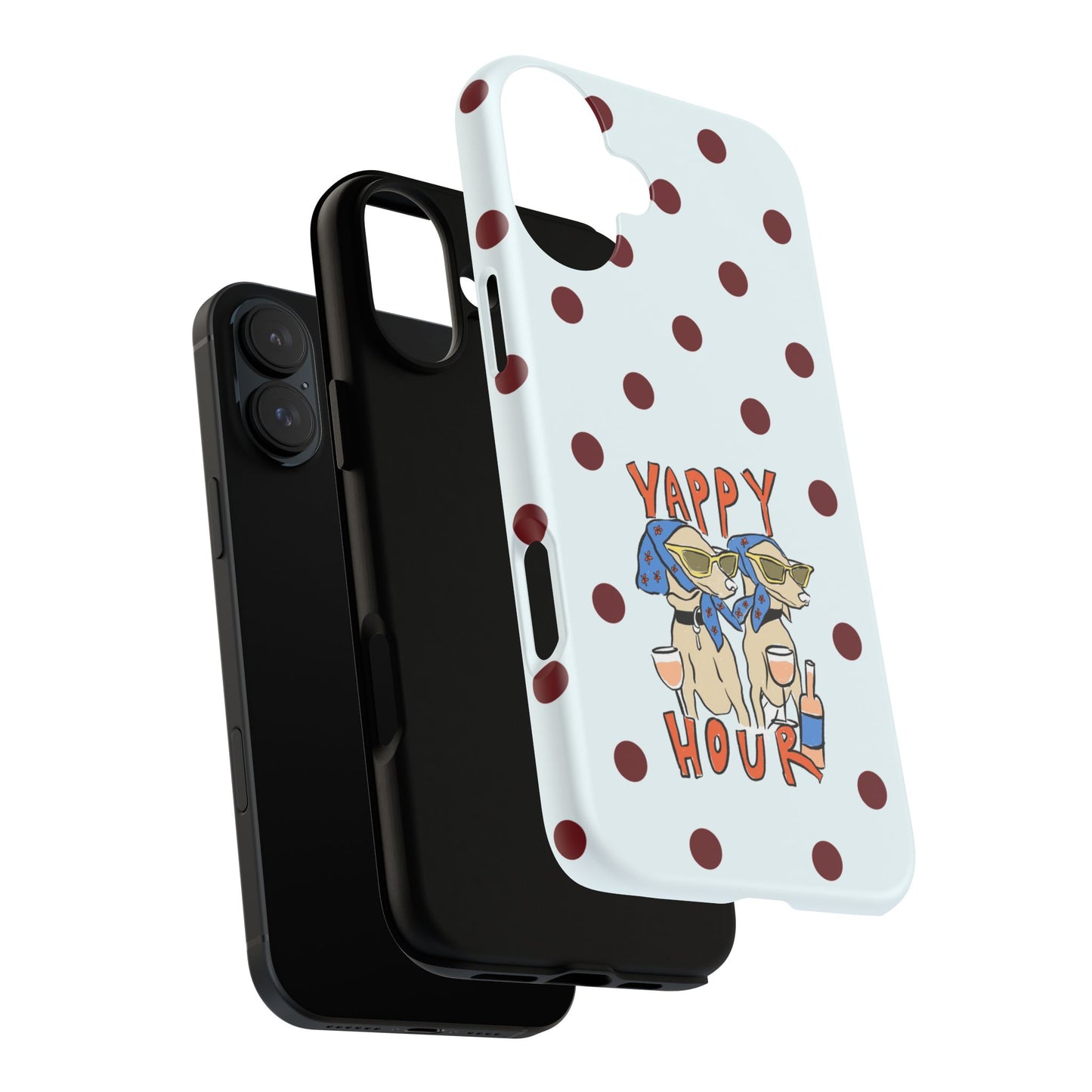 Yappy Hour Dogs iPhone Case