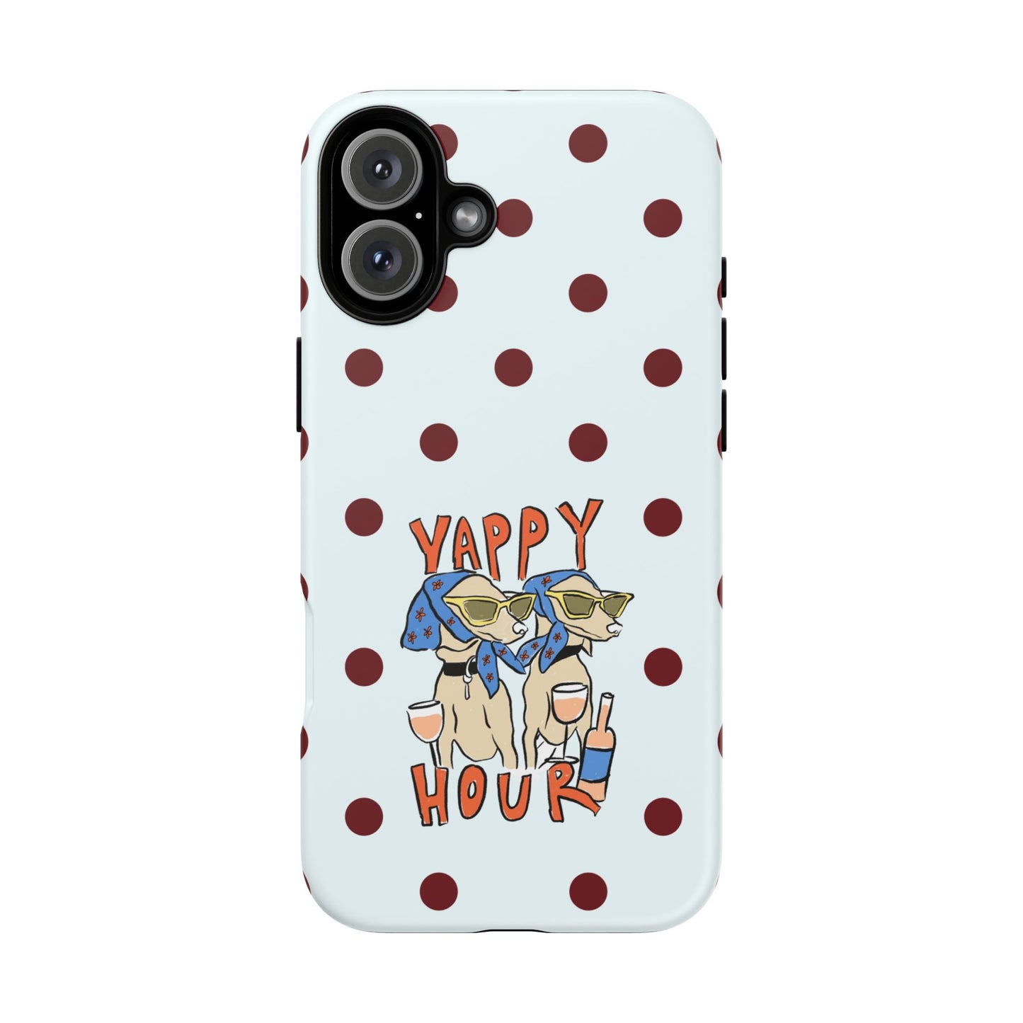 Yappy Hour Dogs iPhone Case