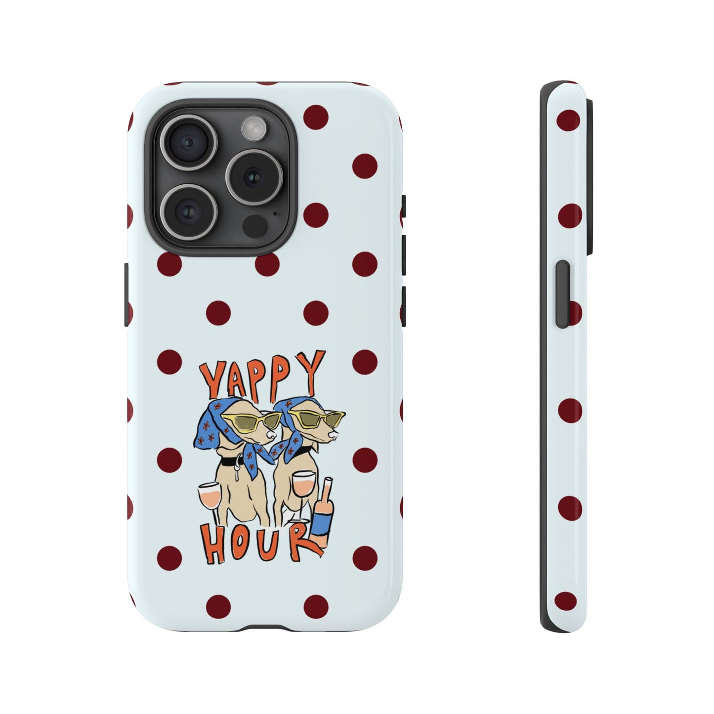 Yappy Hour Dogs iPhone Case