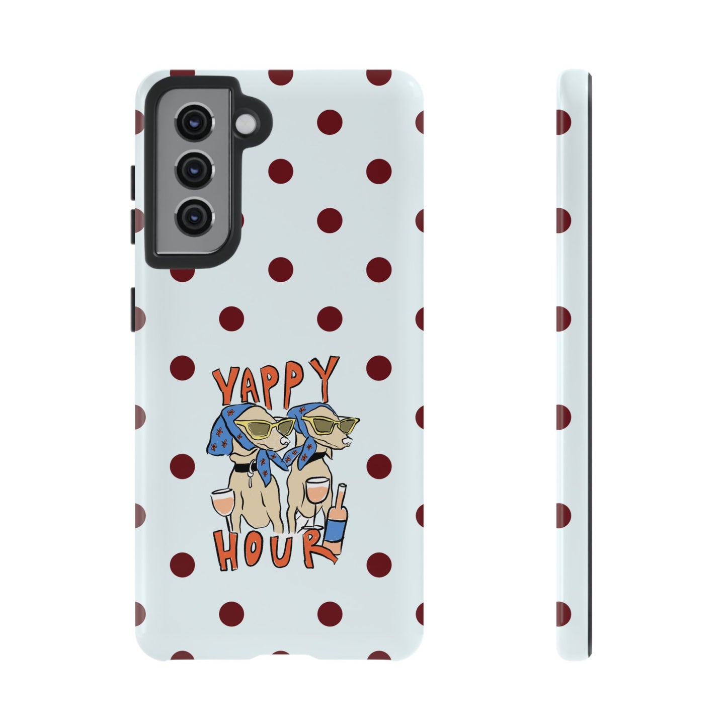 Yappy Hour Dogs iPhone Case