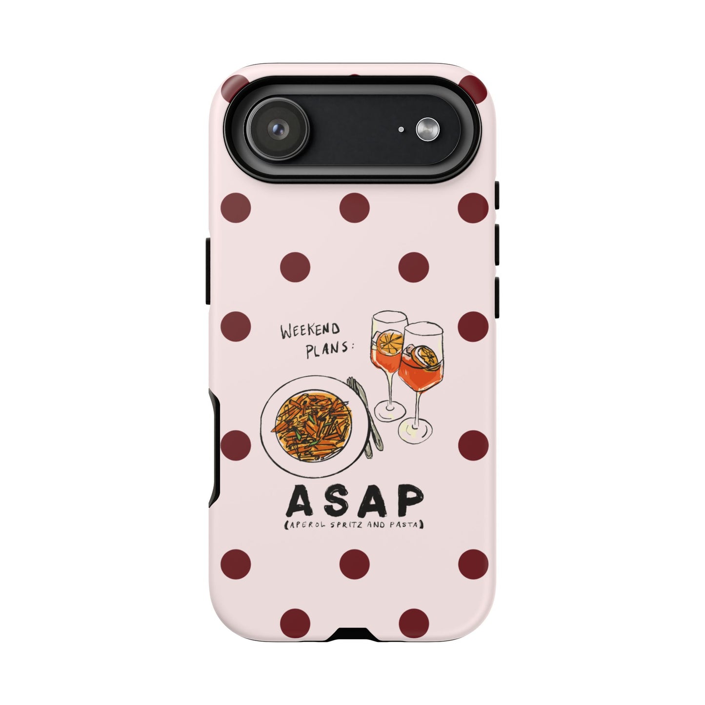 "Weekend Plans: ASAP" iPhone Case