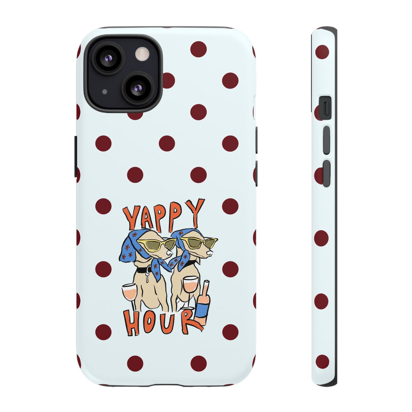 Yappy Hour Dogs iPhone Case
