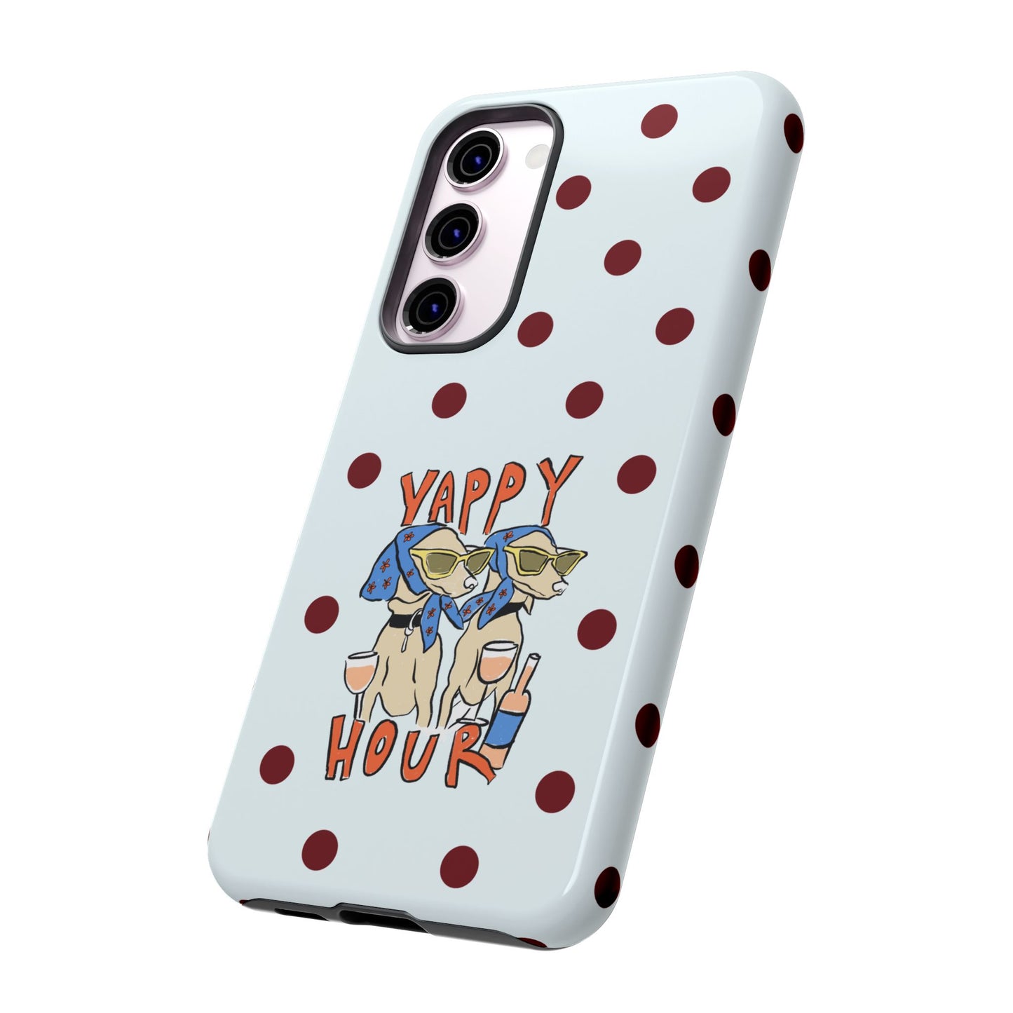 Yappy Hour Dogs iPhone Case