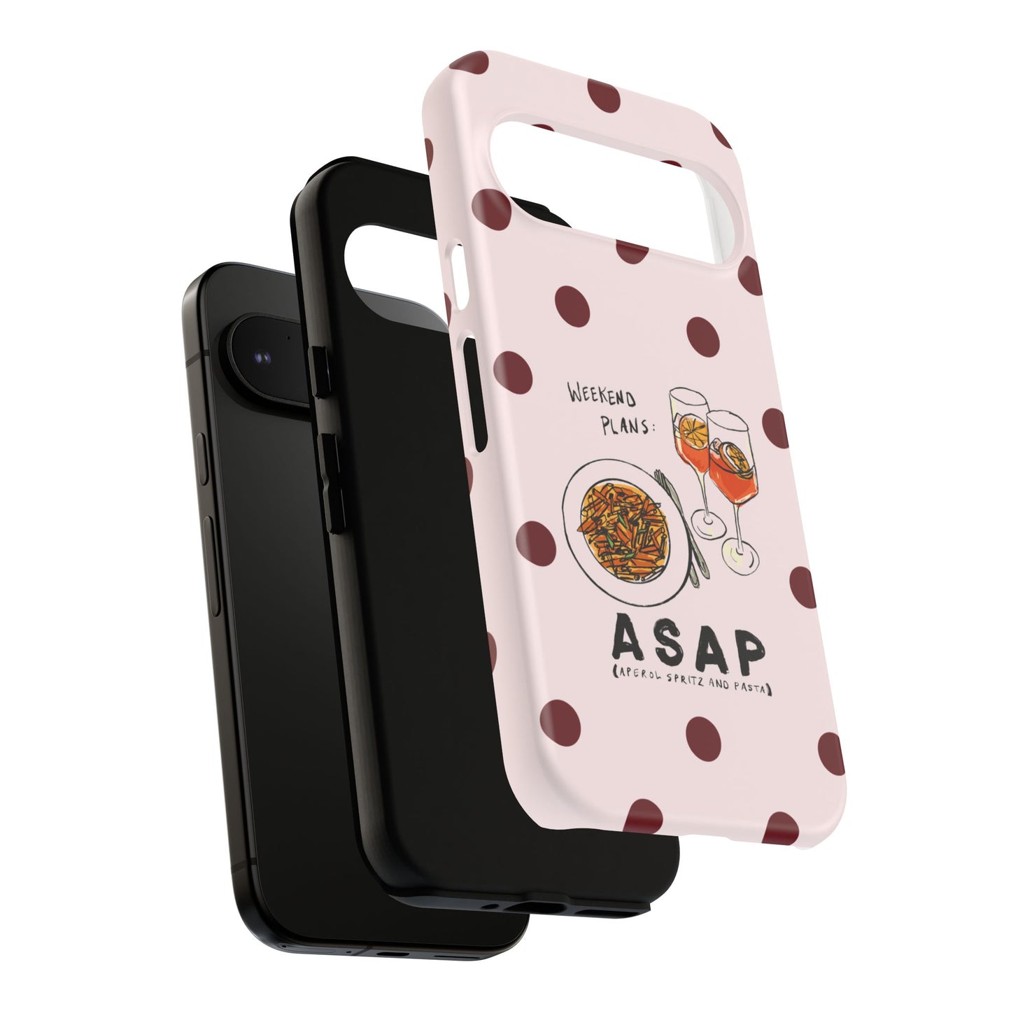 "Weekend Plans: ASAP" iPhone Case