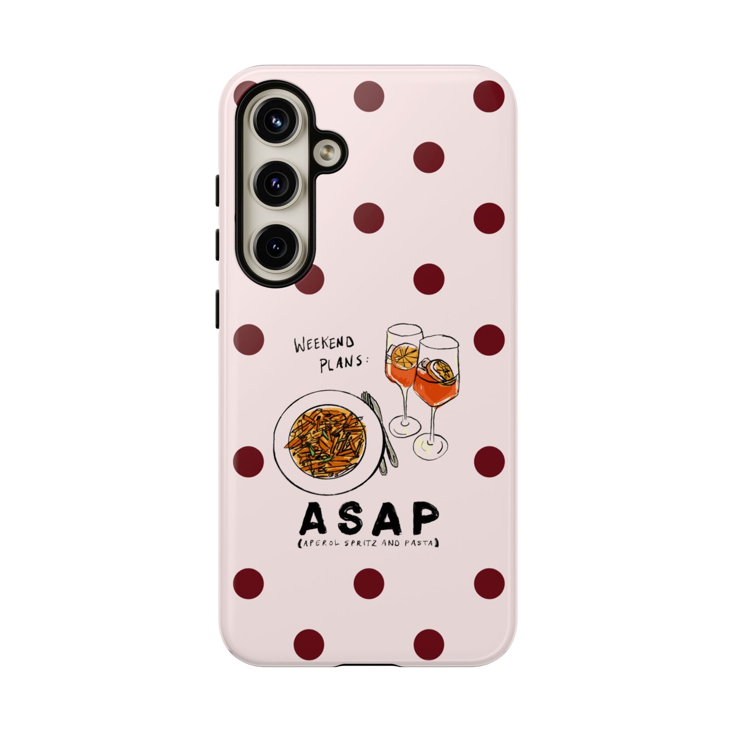 "Weekend Plans: ASAP" iPhone Case