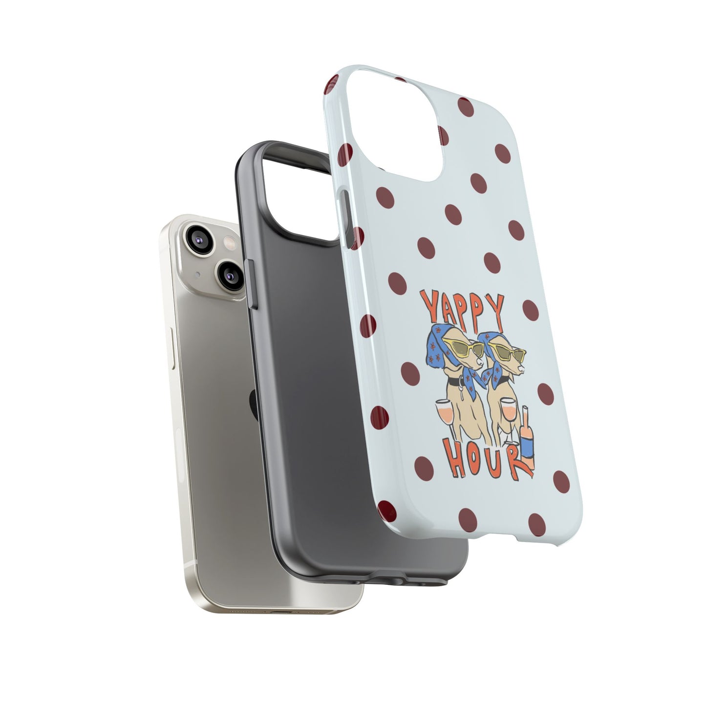 Yappy Hour Dogs iPhone Case