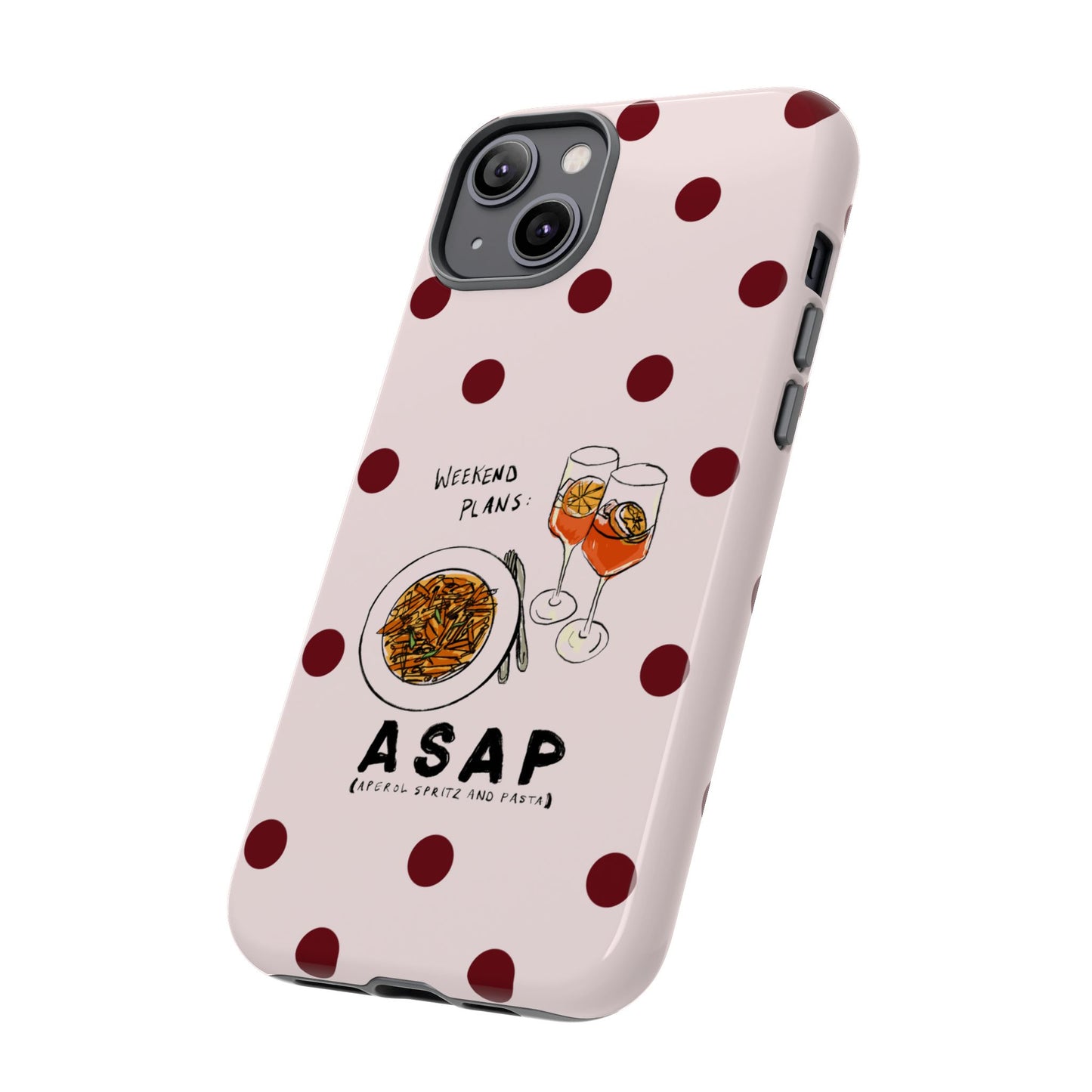 "Weekend Plans: ASAP" iPhone Case