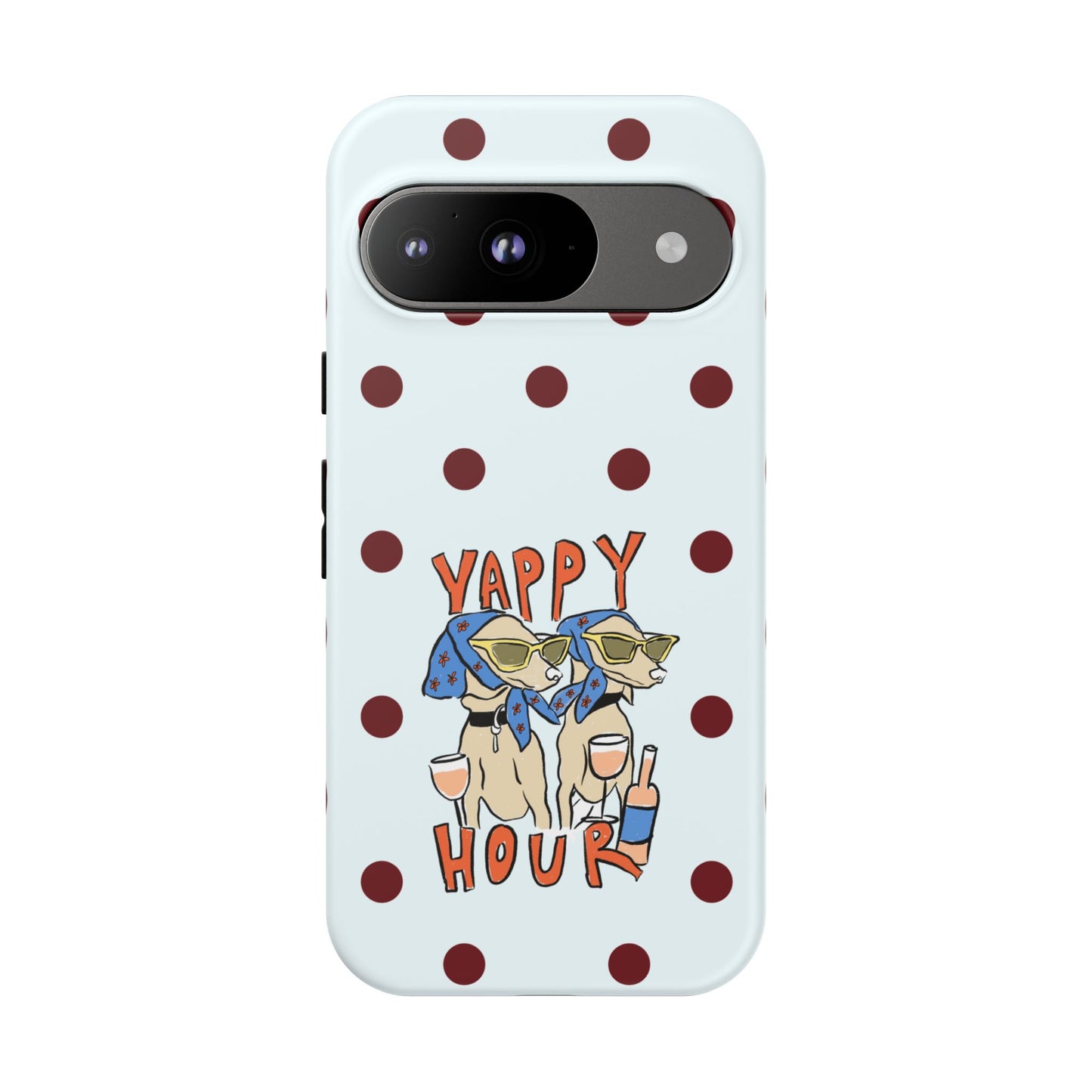 Yappy Hour Dogs iPhone Case