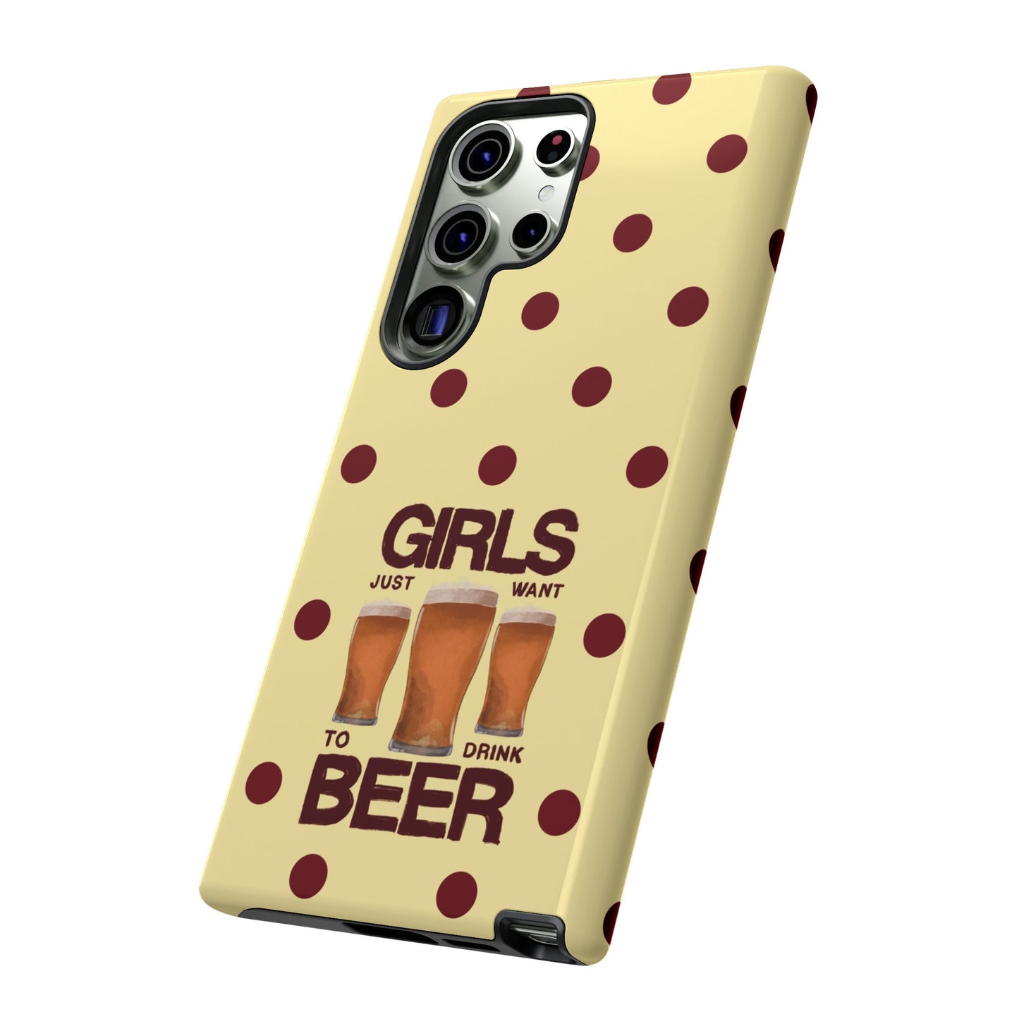 Girls Just Want to Drink Beer iPhone Case