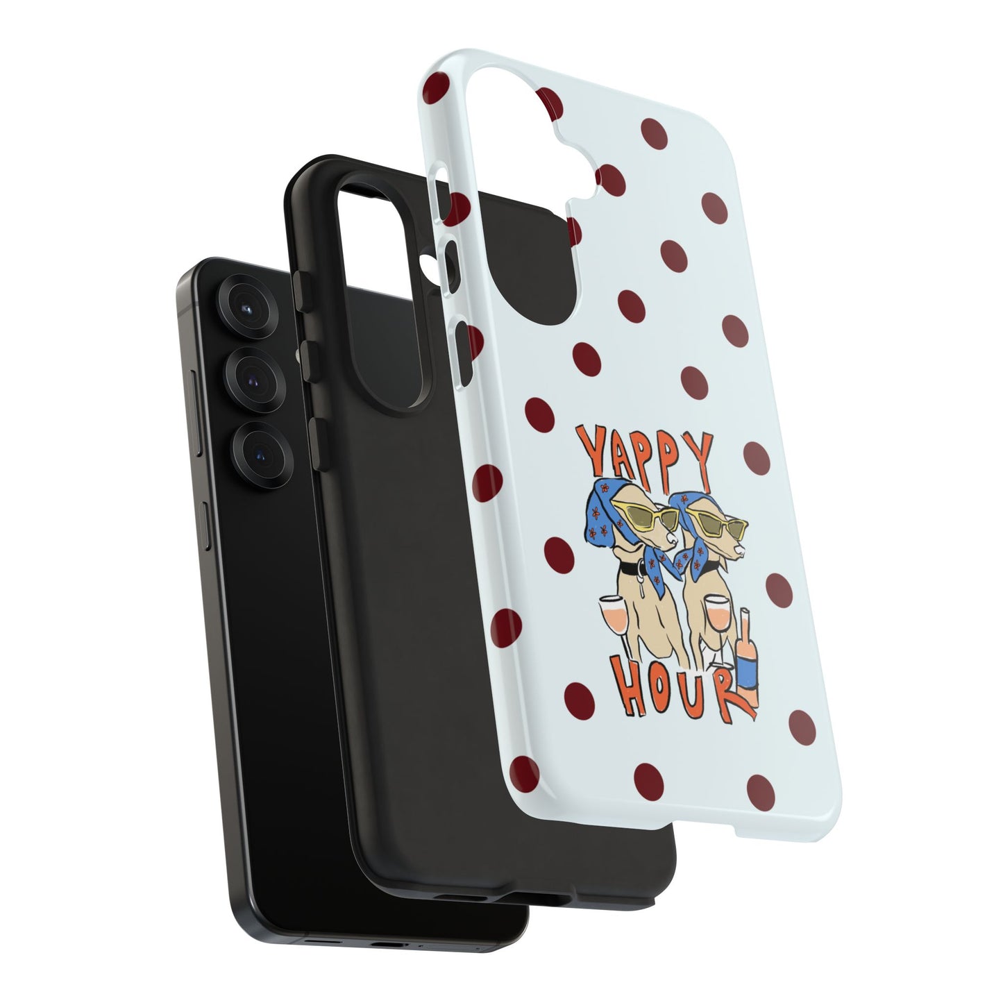 Yappy Hour Dogs iPhone Case