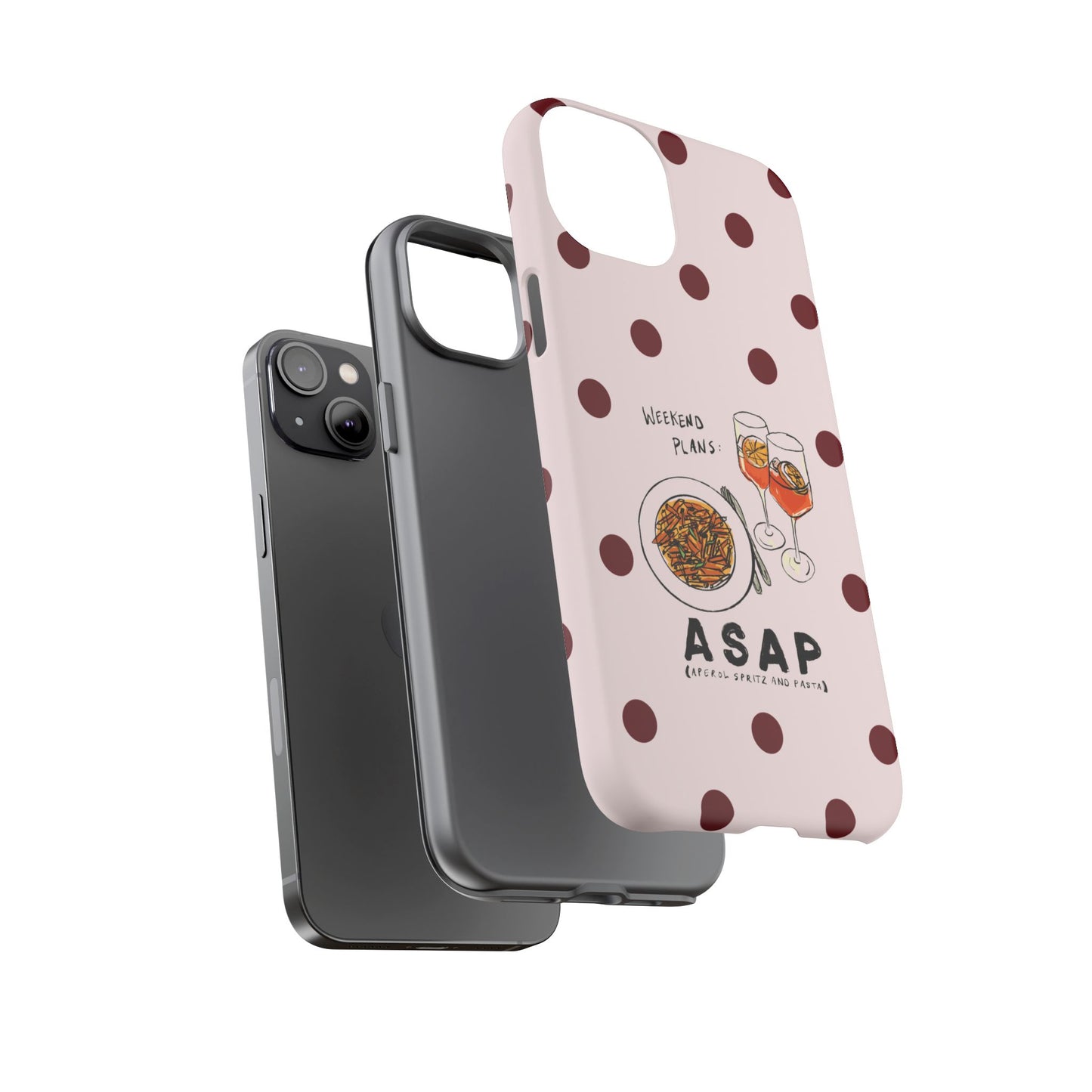 "Weekend Plans: ASAP" iPhone Case