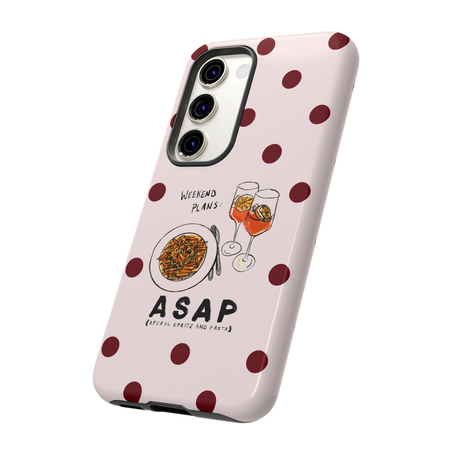 "Weekend Plans: ASAP" iPhone Case