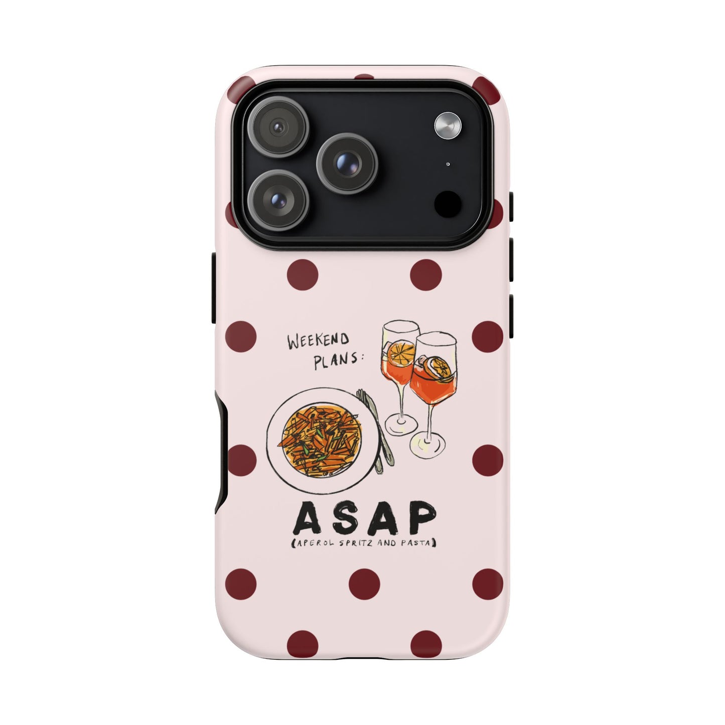 "Weekend Plans: ASAP" iPhone Case