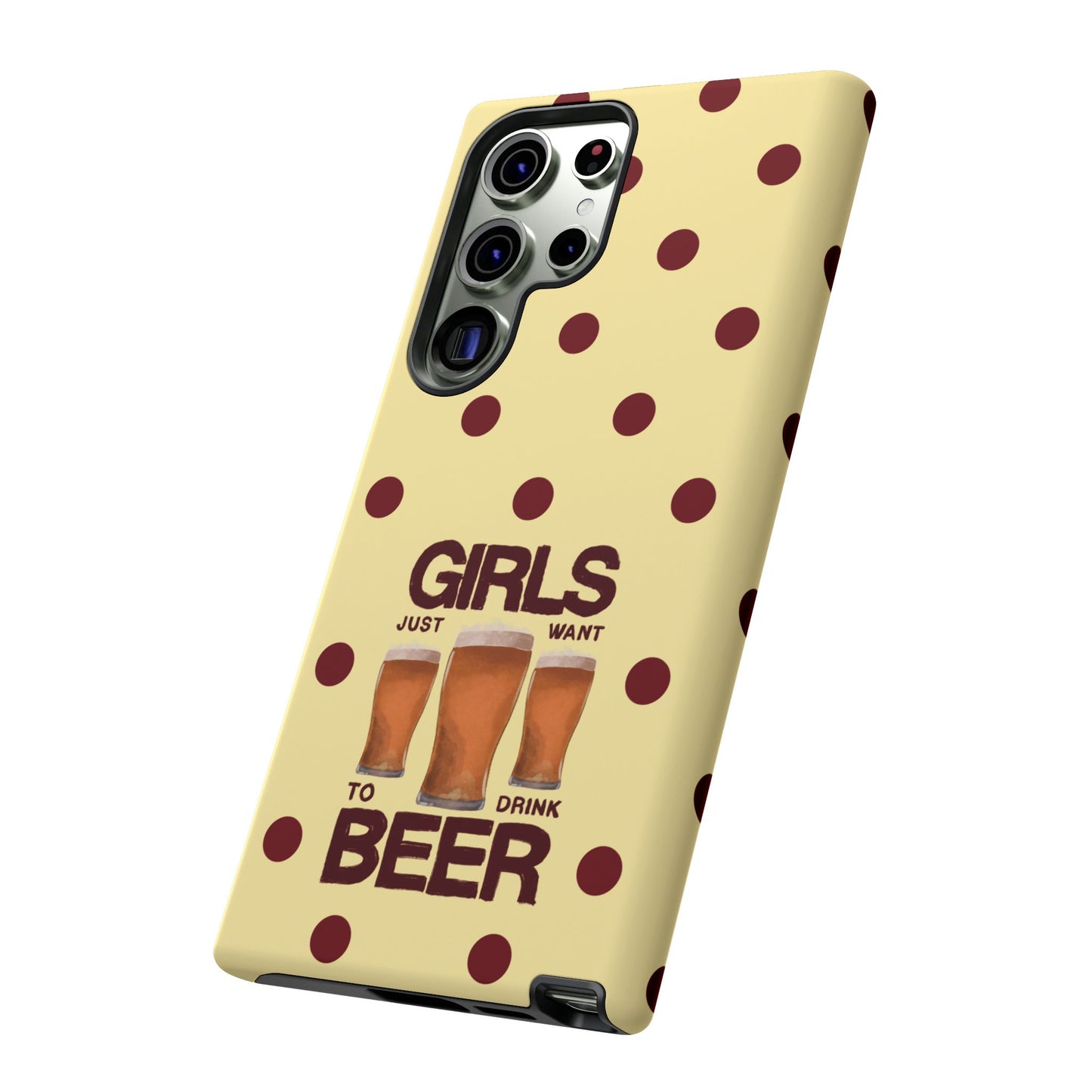Girls Just Want to Drink Beer iPhone Case
