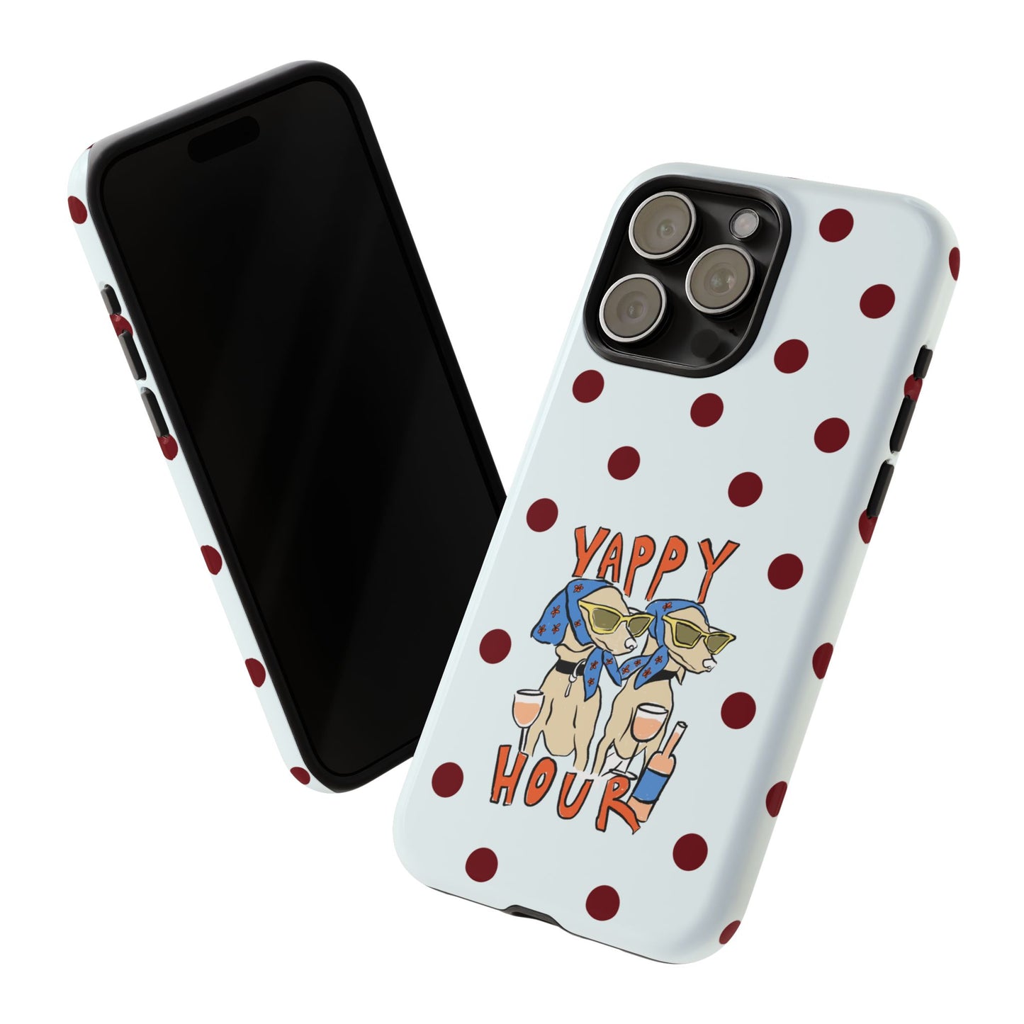 Yappy Hour Dogs iPhone Case